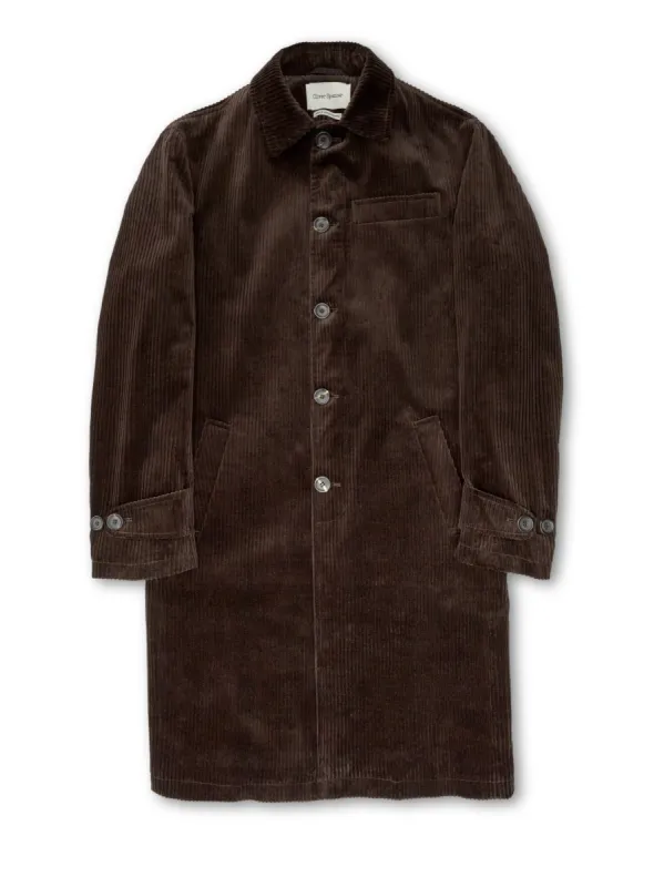 Grandpa Coat Deakin Cord Brown sold by Oliver Spencer