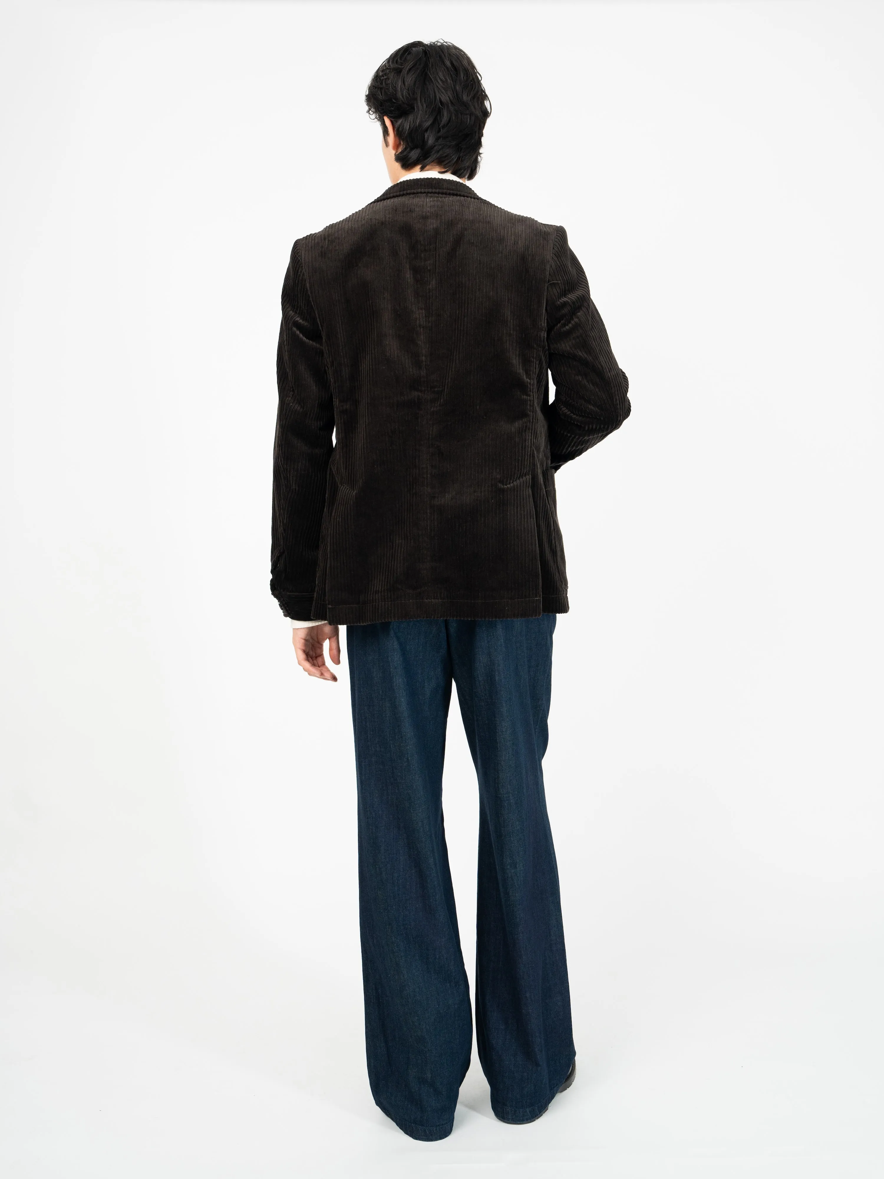 Double Breasted Jacket Deakin Cord Brown sold by Oliver Spencer product image thumbnail 3