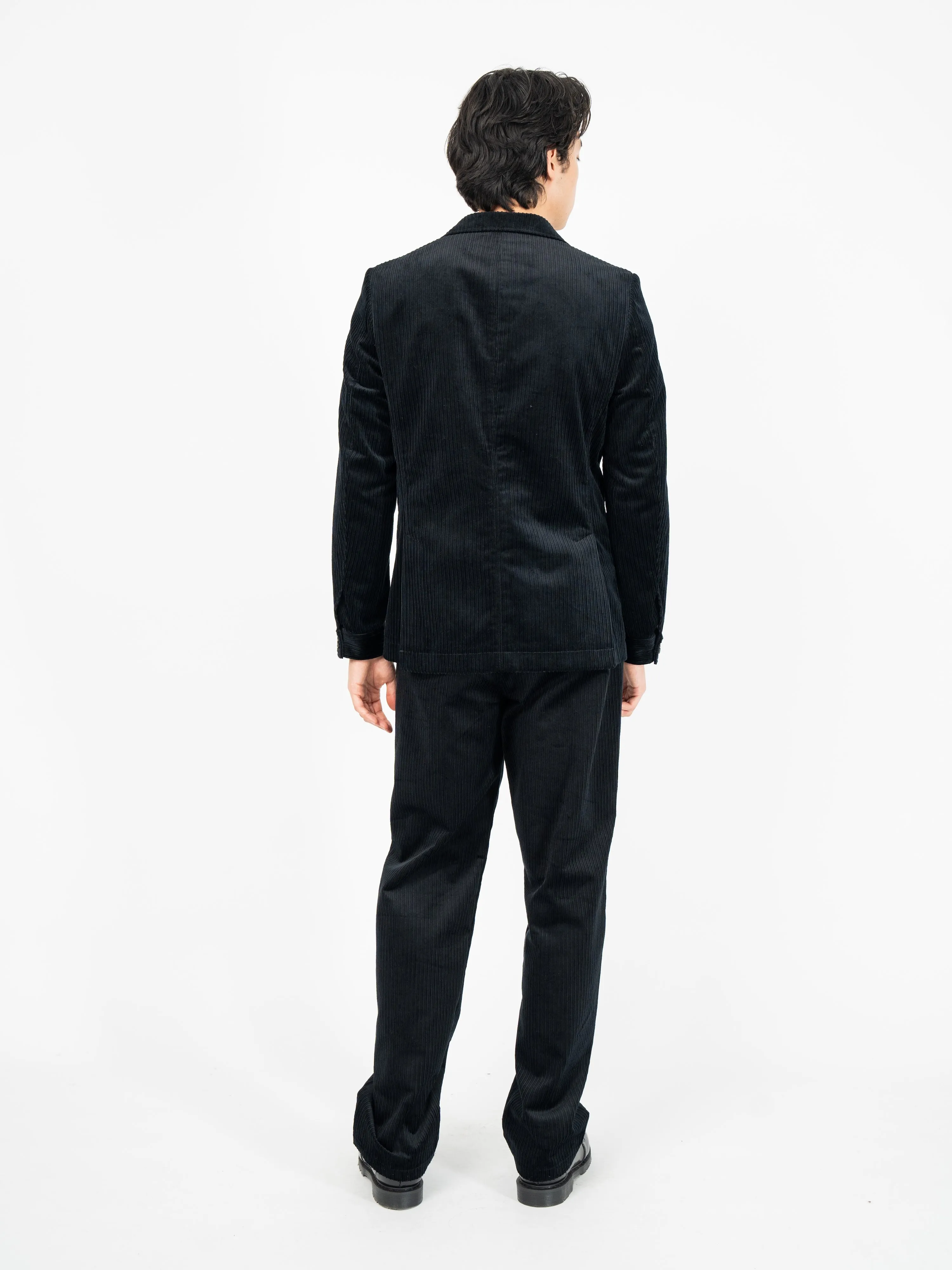 Double Breasted Jacket Hedden Cord Black sold by Oliver Spencer product image thumbnail 4