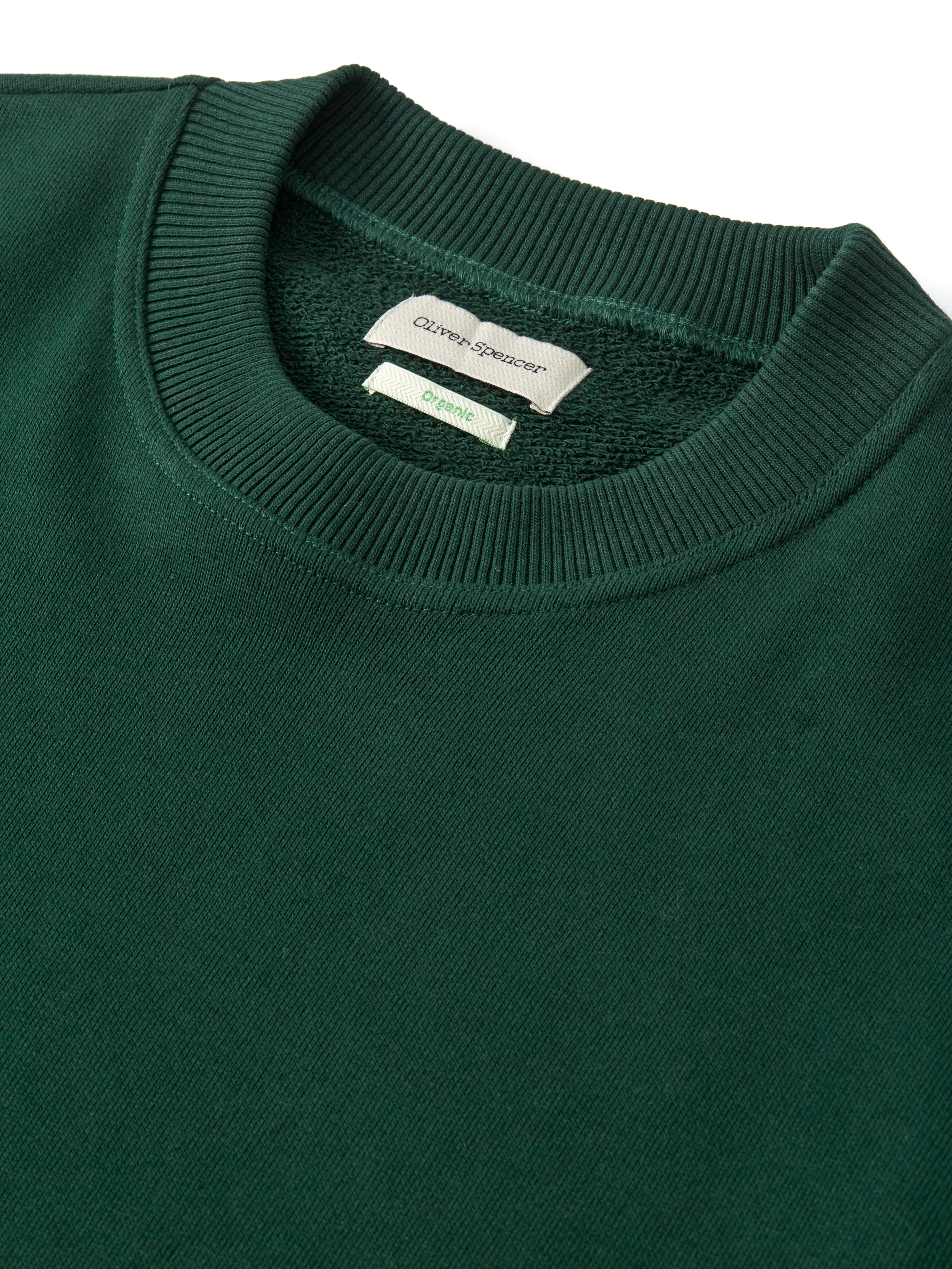 Heavyweight Sweatshirt Brody Green sold by Oliver Spencer product image thumbnail 4