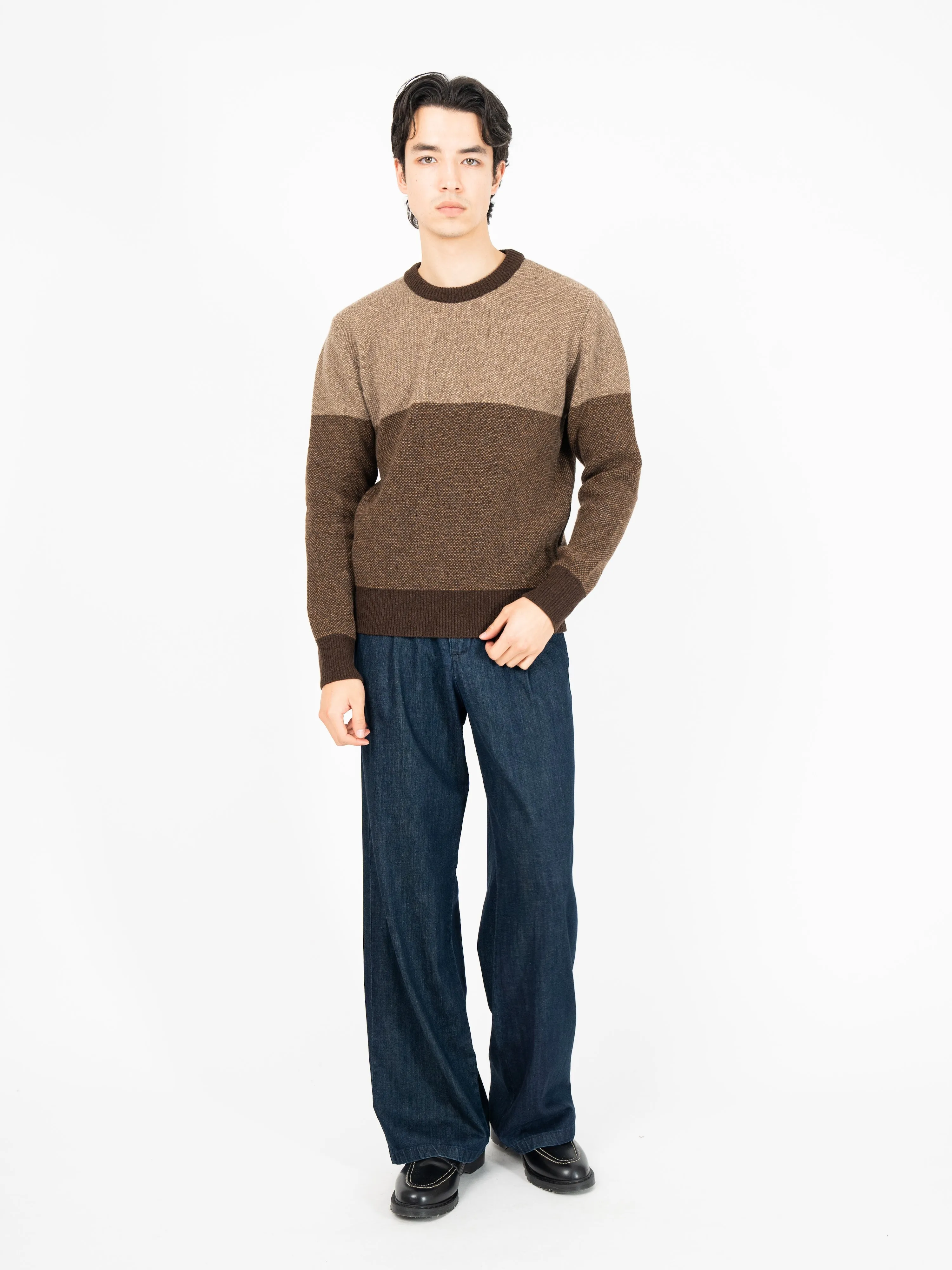 Blenheim Jumper Keaton Brown sold by Oliver Spencer product image thumbnail 2