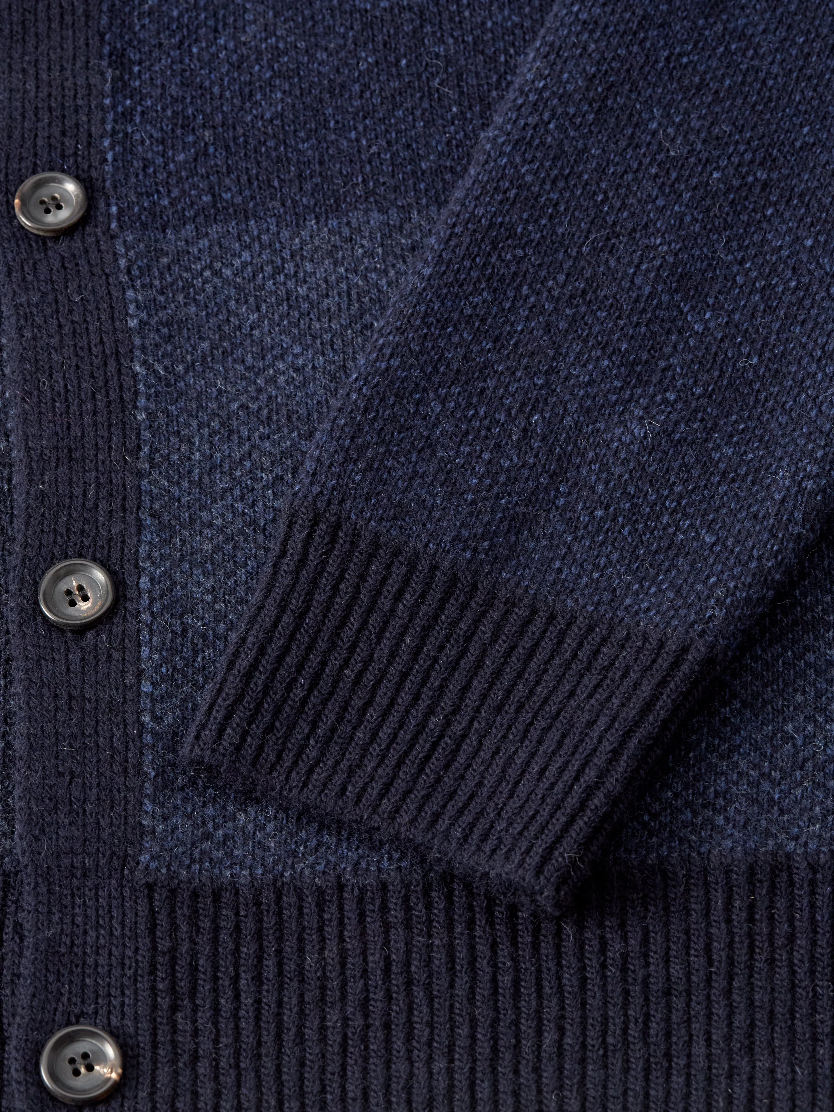 Britten Knitted Cardigan Delfino Navy sold by Oliver Spencer product image thumbnail 5