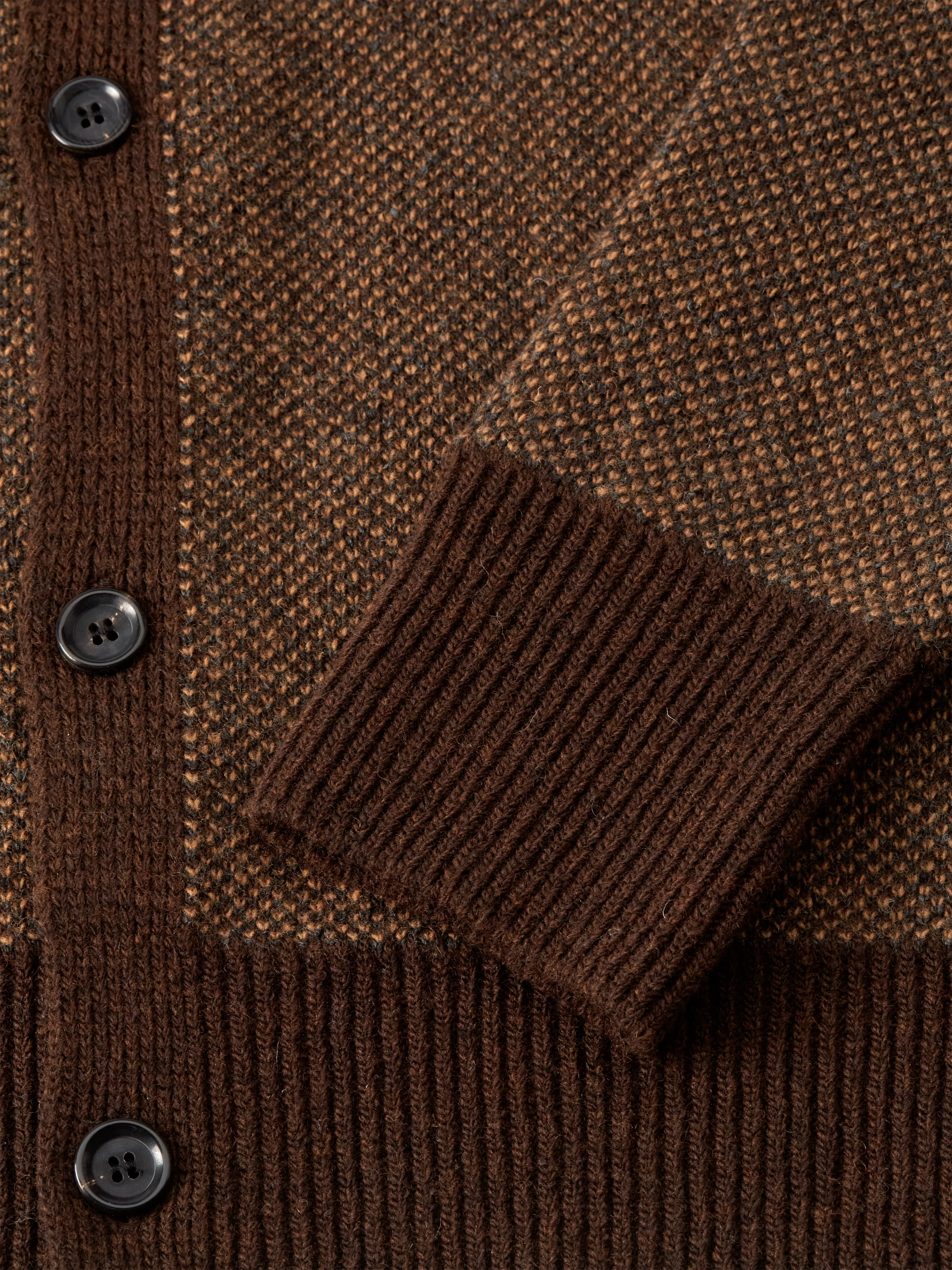 Britten Knitted Cardigan Keaton Brown sold by Oliver Spencer product image thumbnail 5