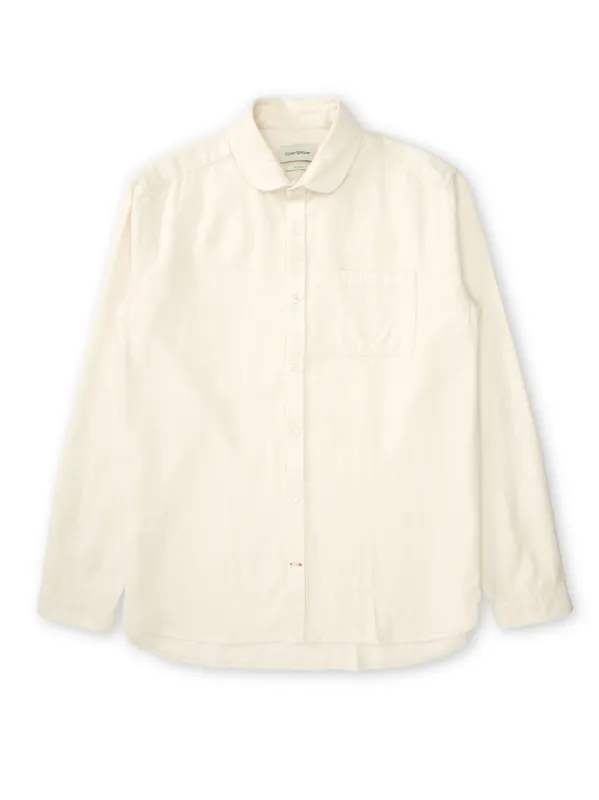 Eton Collar Shirt Sheridan Cream sold by Oliver Spencer