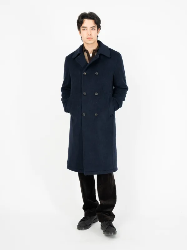 Big Coat Regent Navy sold by Oliver Spencer