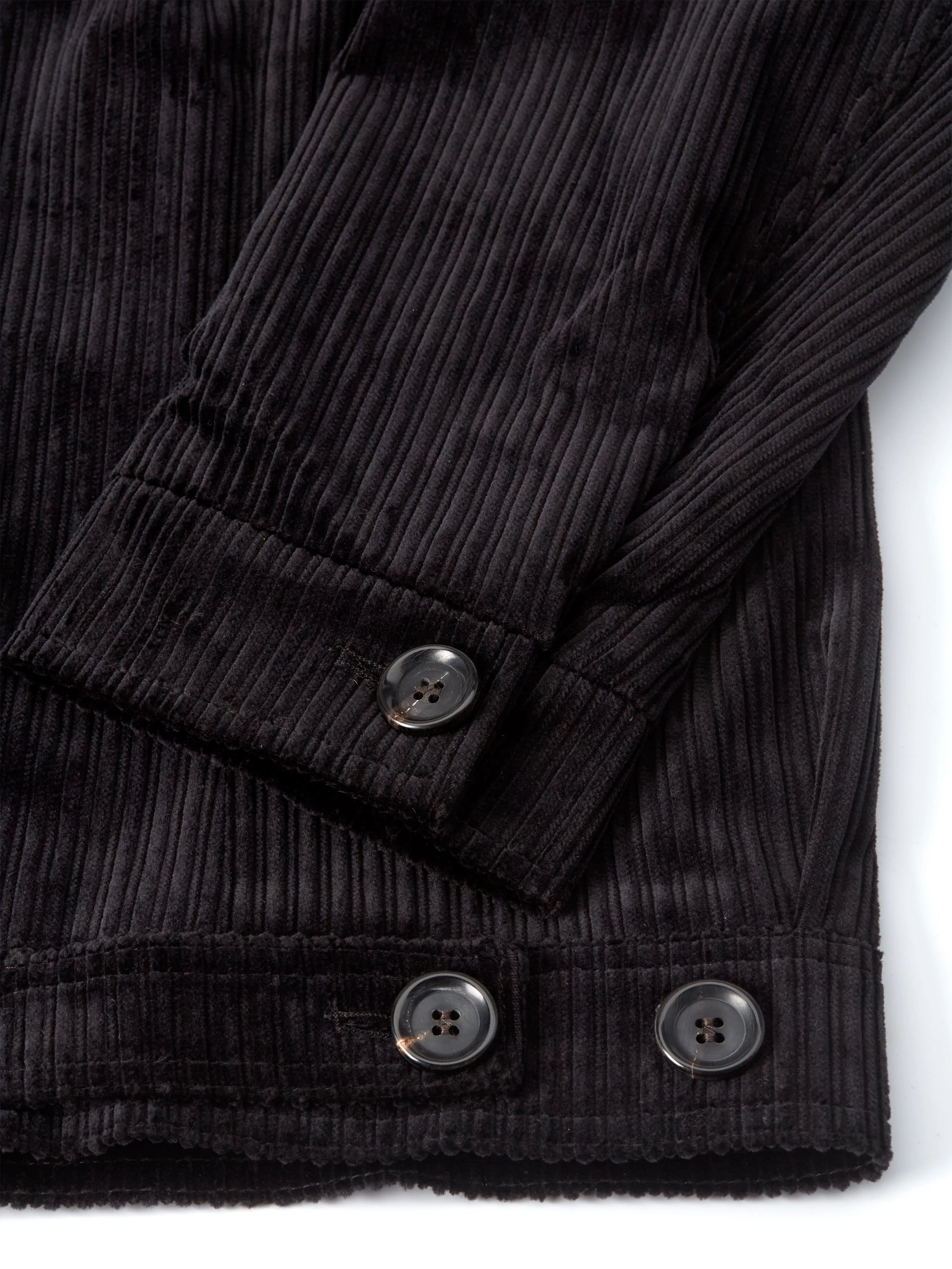 Buffalo Jacket Hedden Cord Black sold by Oliver Spencer product image thumbnail 3