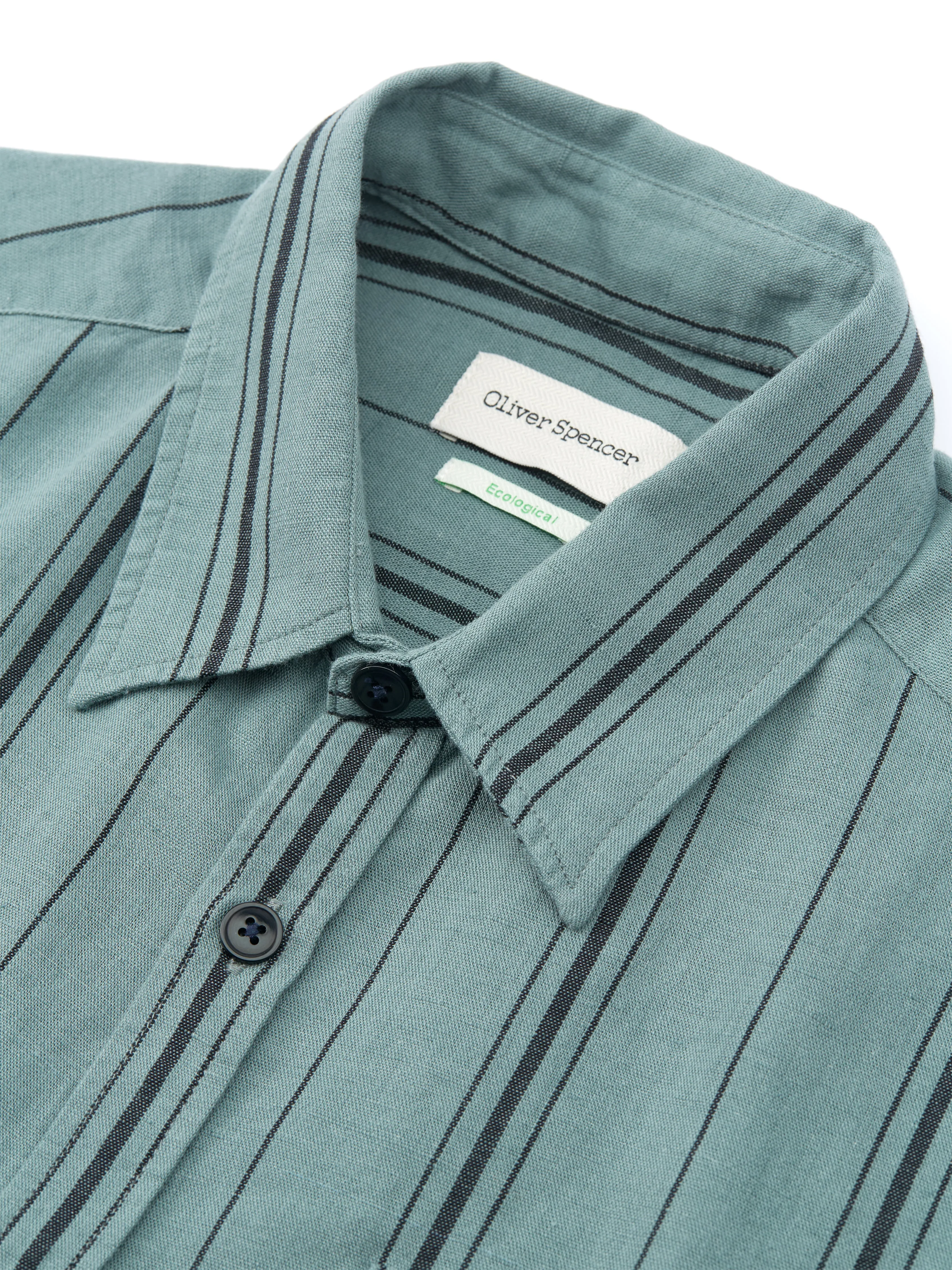 New York Special Shirt Carding Sea Green sold by Oliver Spencer product image thumbnail 5