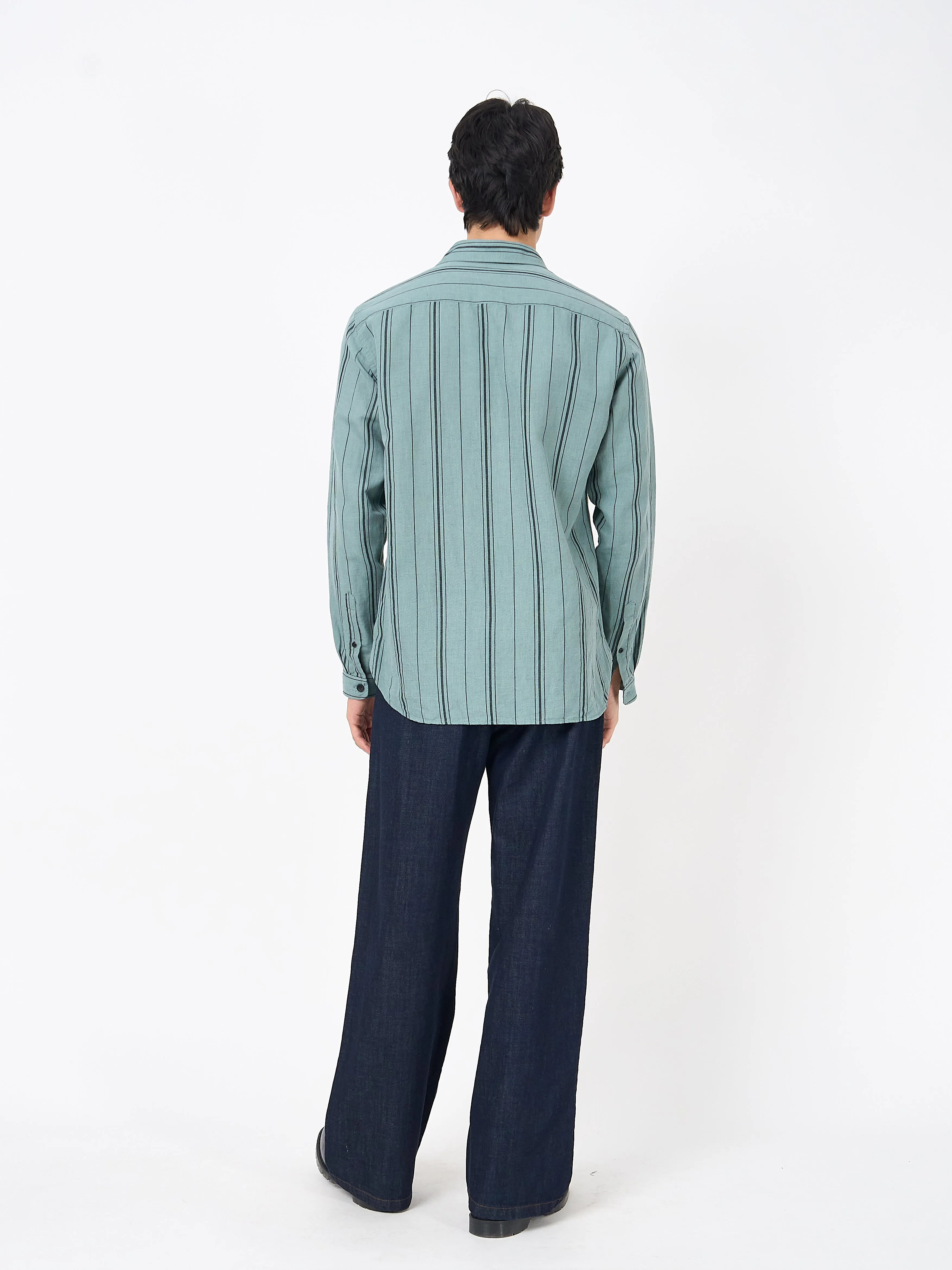 New York Special Shirt Carding Sea Green sold by Oliver Spencer product image thumbnail 4