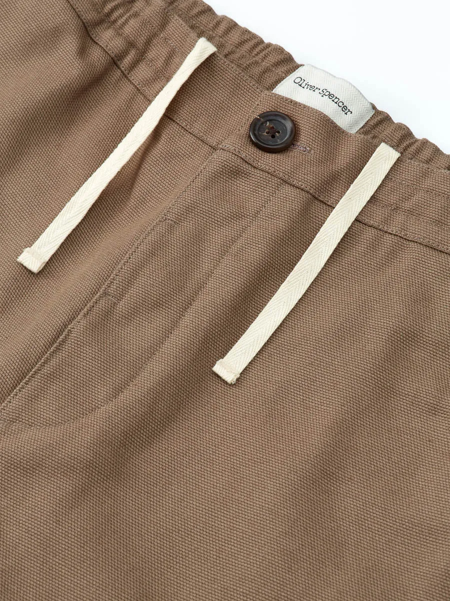 Drawstring Trousers Rhodes Taupe sold by Oliver Spencer product image thumbnail 2
