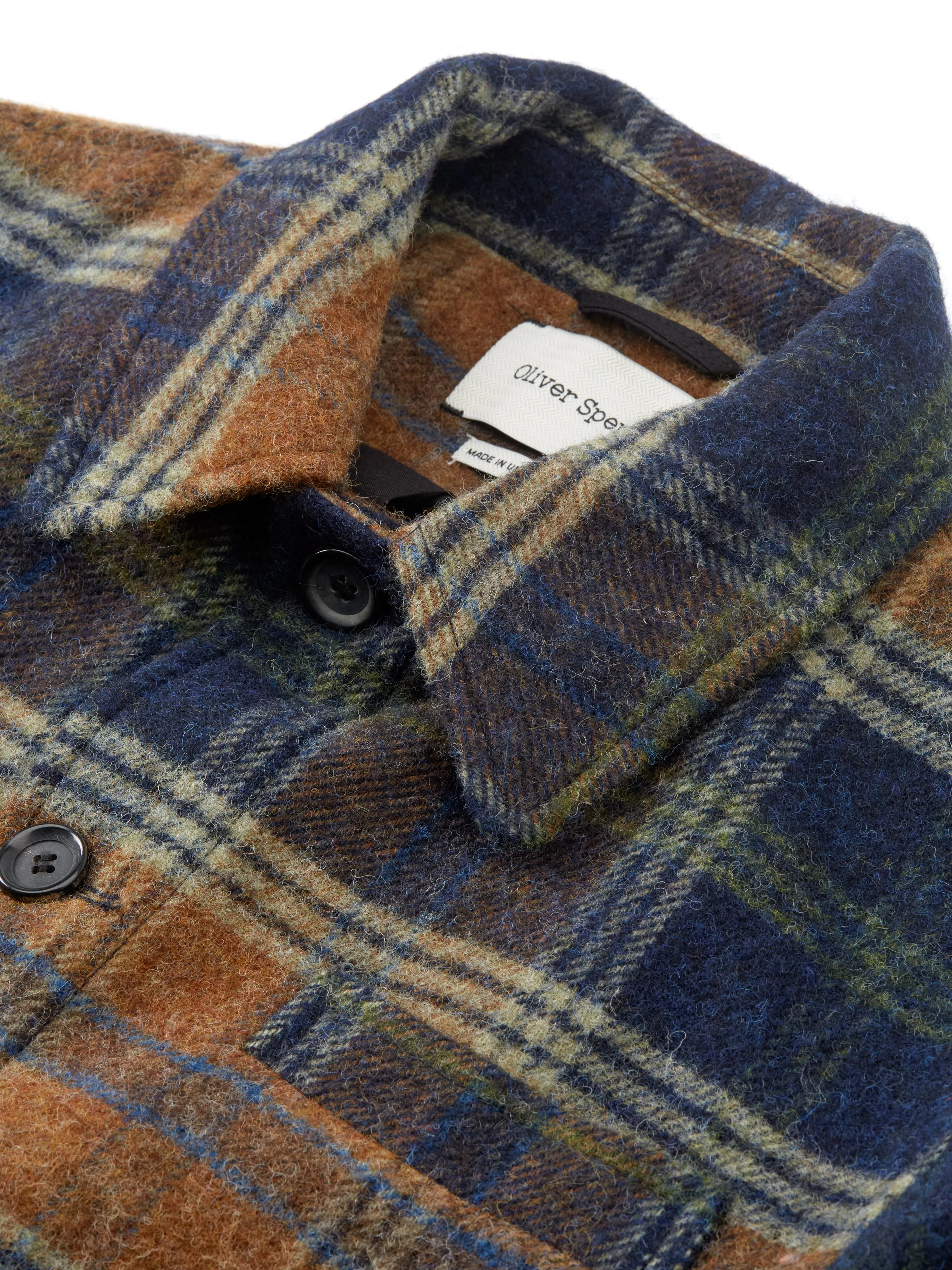 Lambeth Jacket Staunton Navy/Ginger sold by Oliver Spencer product image thumbnail 2