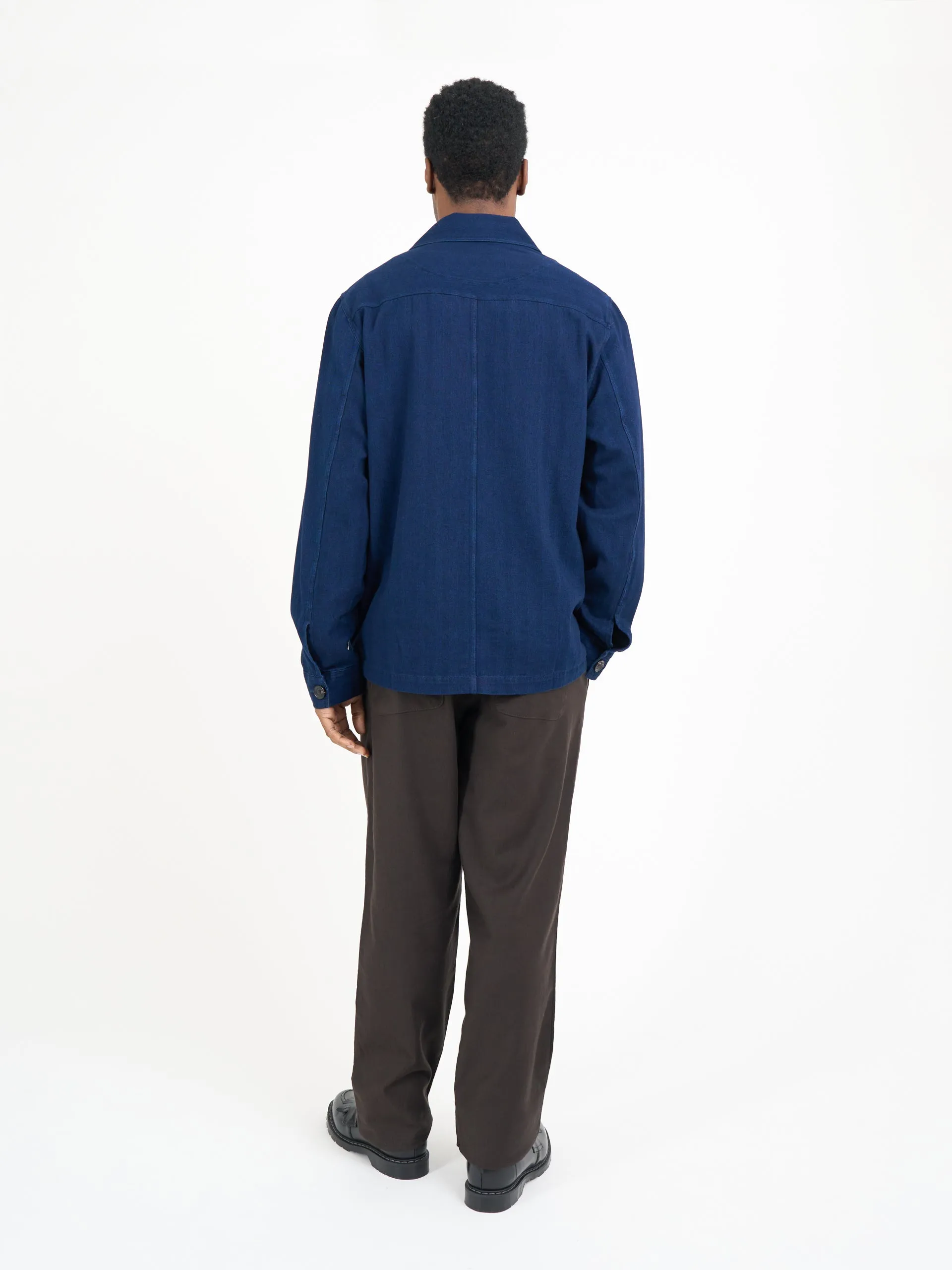 Hythe Jacket Faye Indigo Blue sold by Oliver Spencer product image thumbnail 5