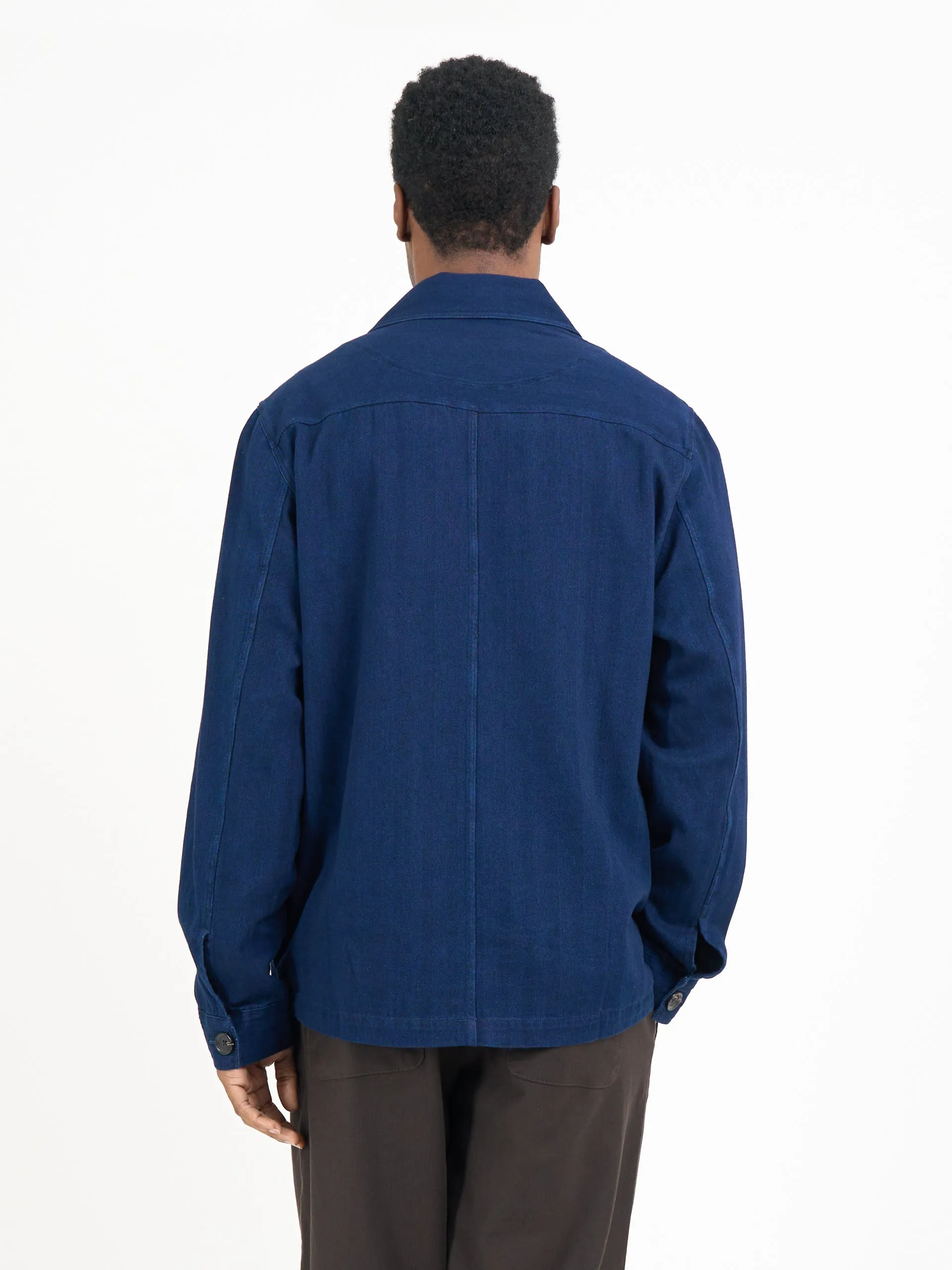Hythe Jacket Faye Indigo Blue sold by Oliver Spencer product image thumbnail 3