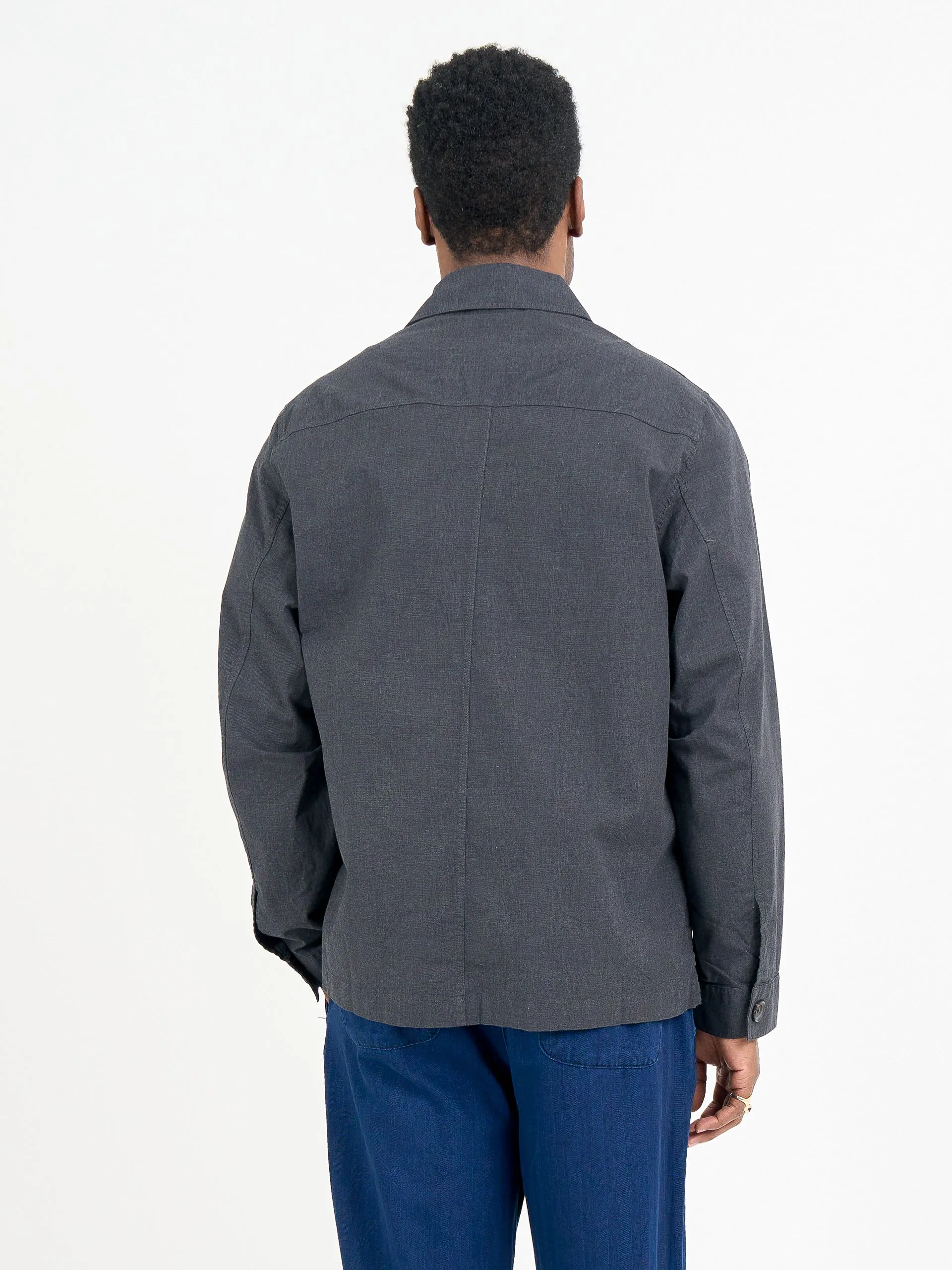 Hythe Jacket Hock Charcoal sold by Oliver Spencer product image thumbnail 3