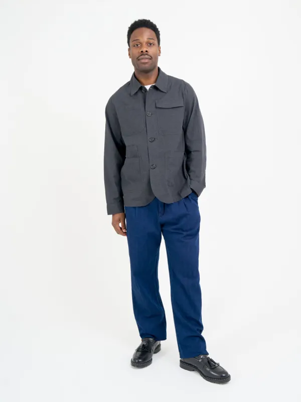 Hythe Jacket Hock Charcoal sold by Oliver Spencer