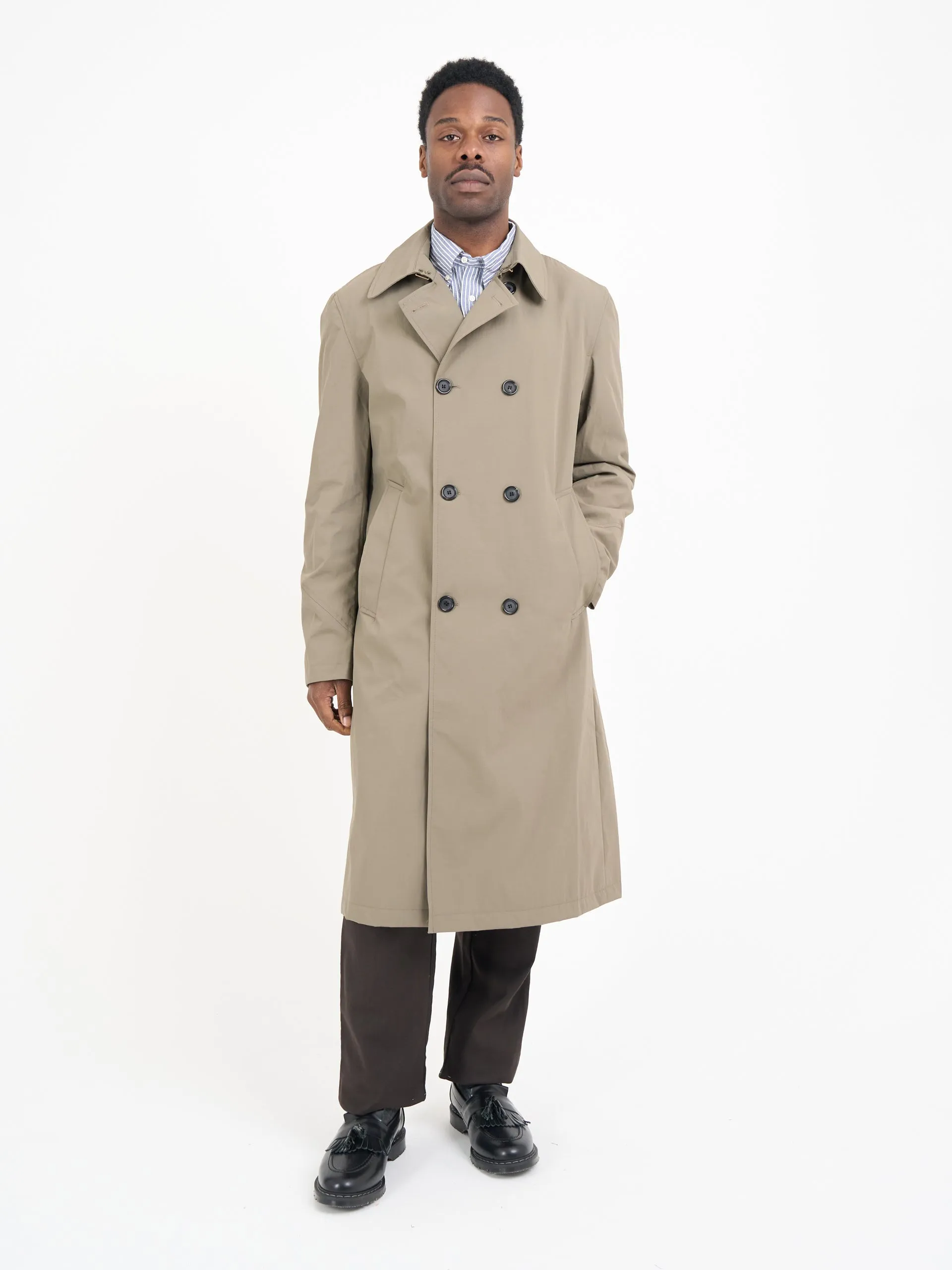 Big Coat Pino Khaki sold by Oliver Spencer