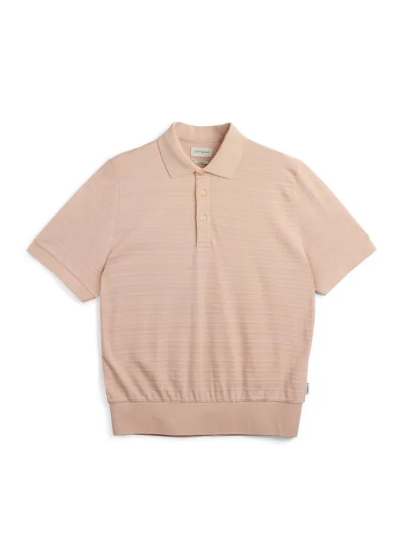 Glendale Polo Shirt Dornie Pink sold by Oliver Spencer