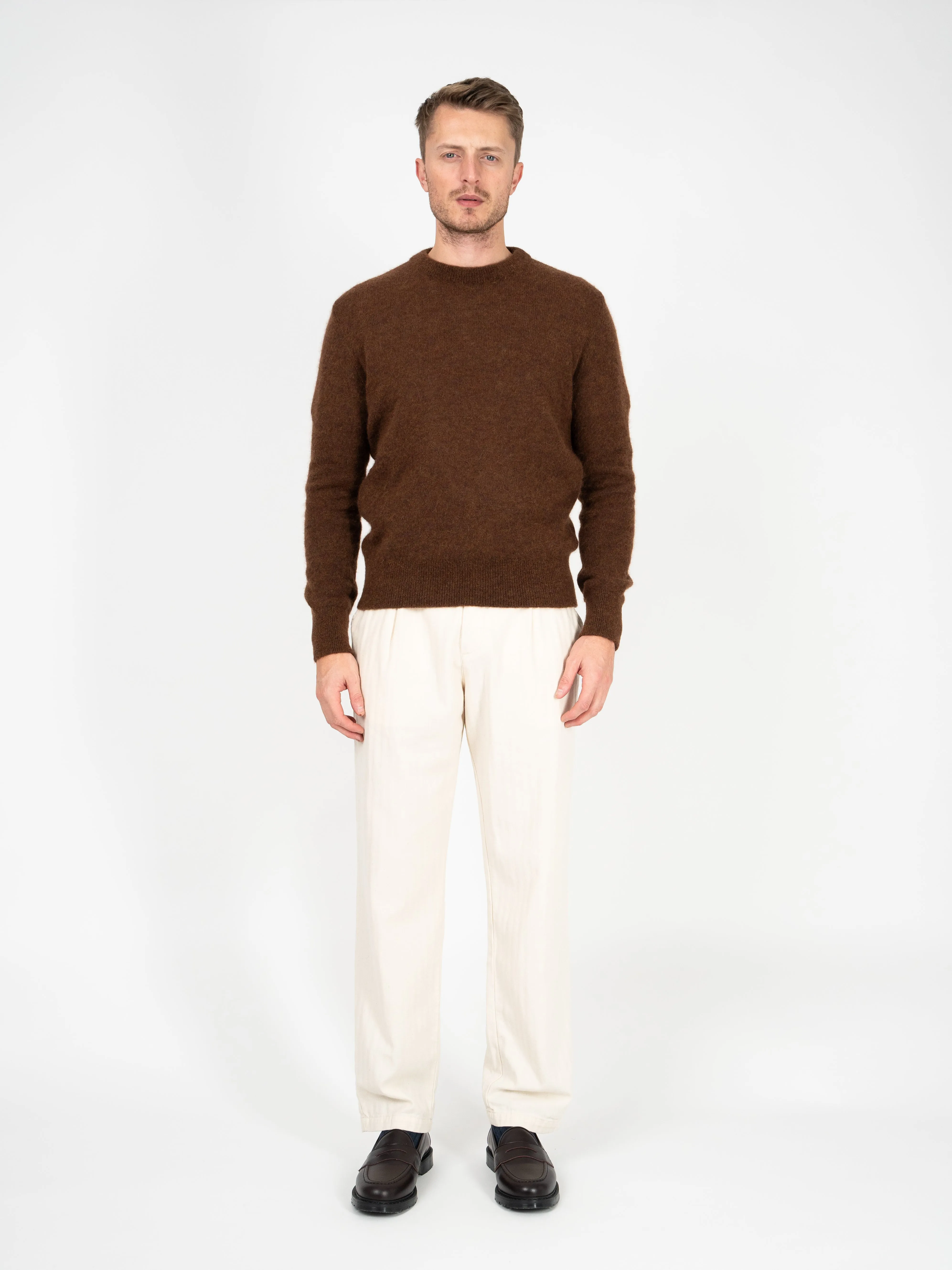 Blenheim Jumper Rosen Brown sold by Oliver Spencer product image thumbnail 2