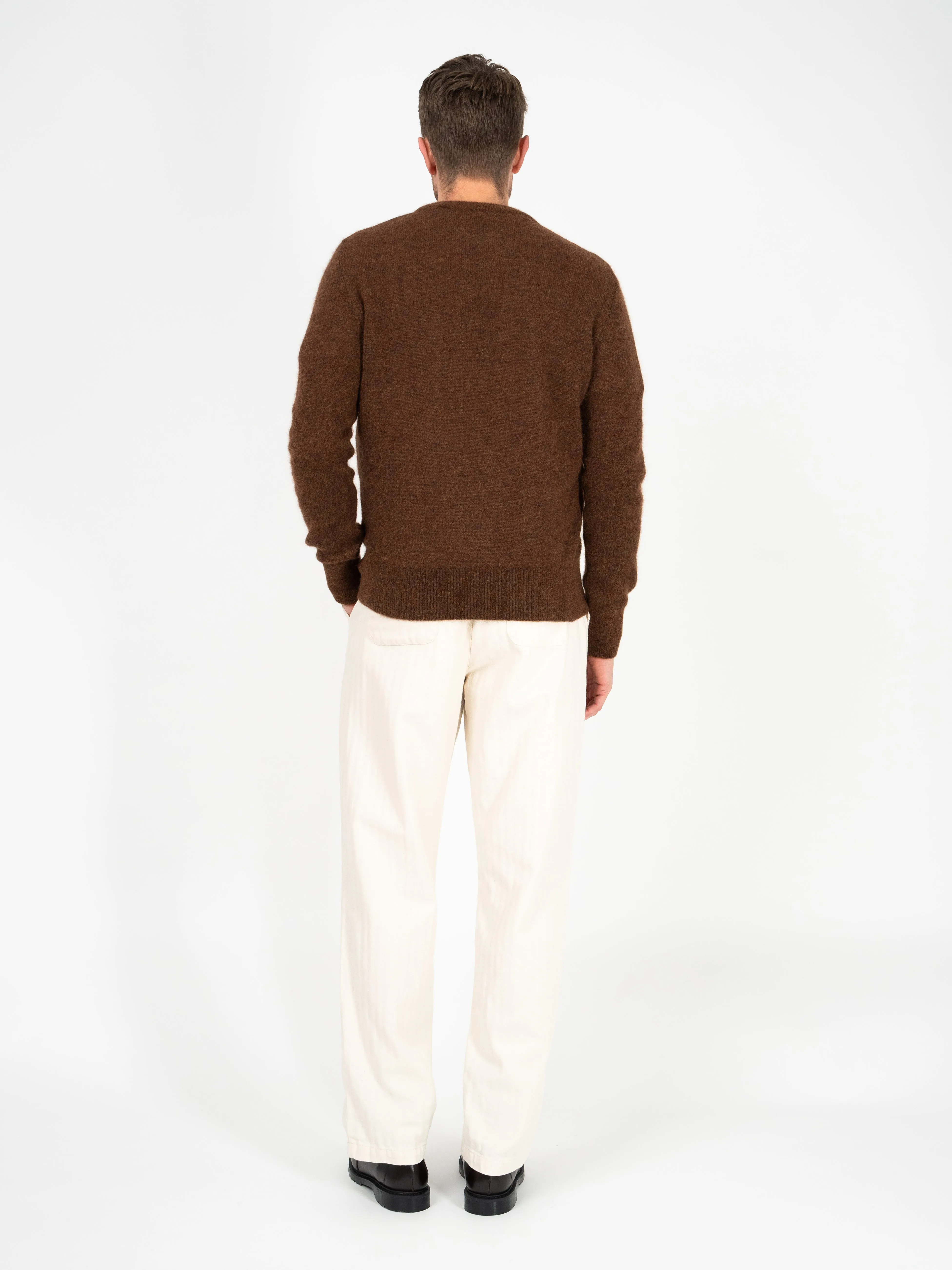 Blenheim Jumper Rosen Brown sold by Oliver Spencer product image thumbnail 3