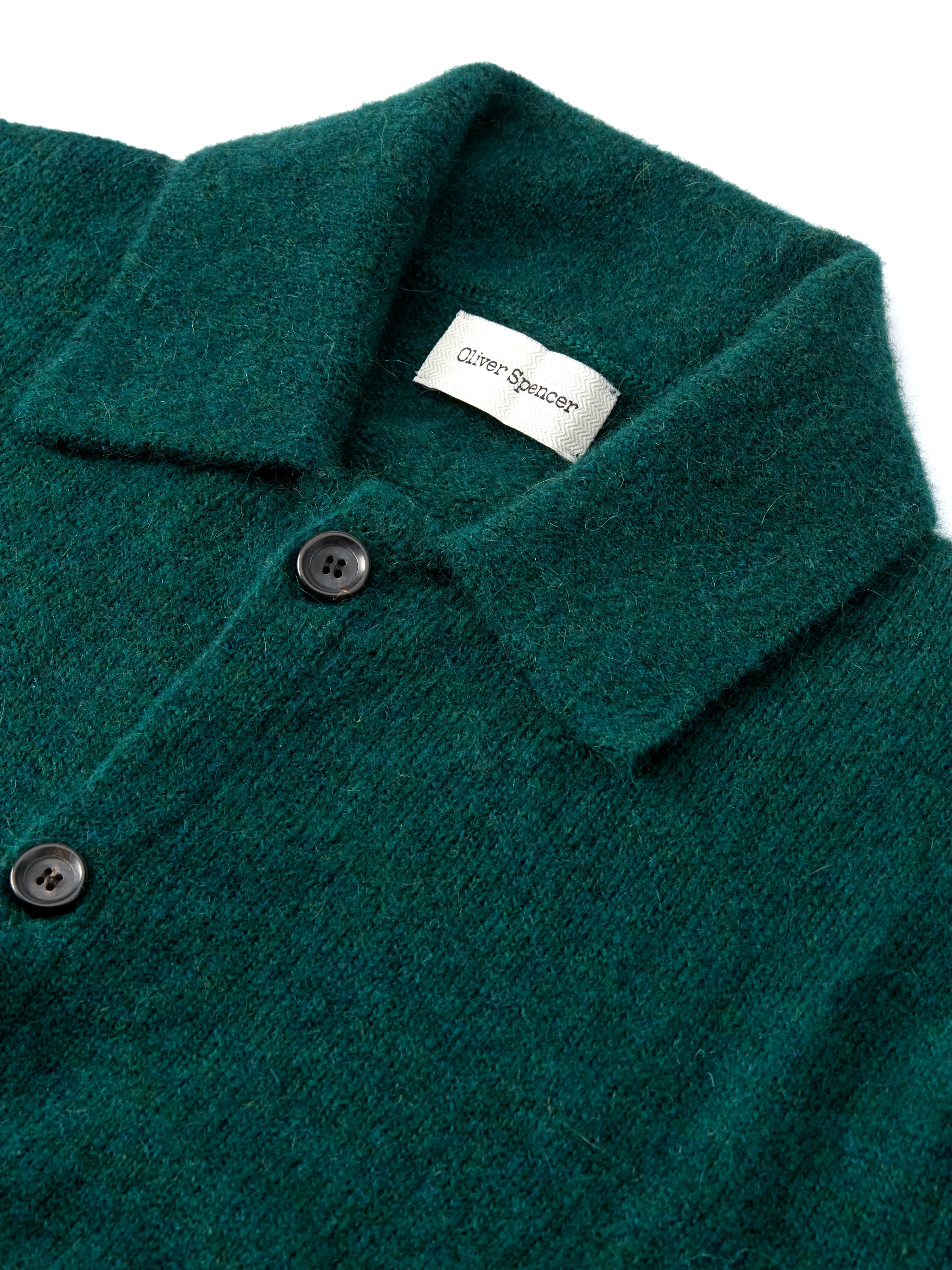 Britten Knitted Cardigan Rosen Green sold by Oliver Spencer product image thumbnail 4