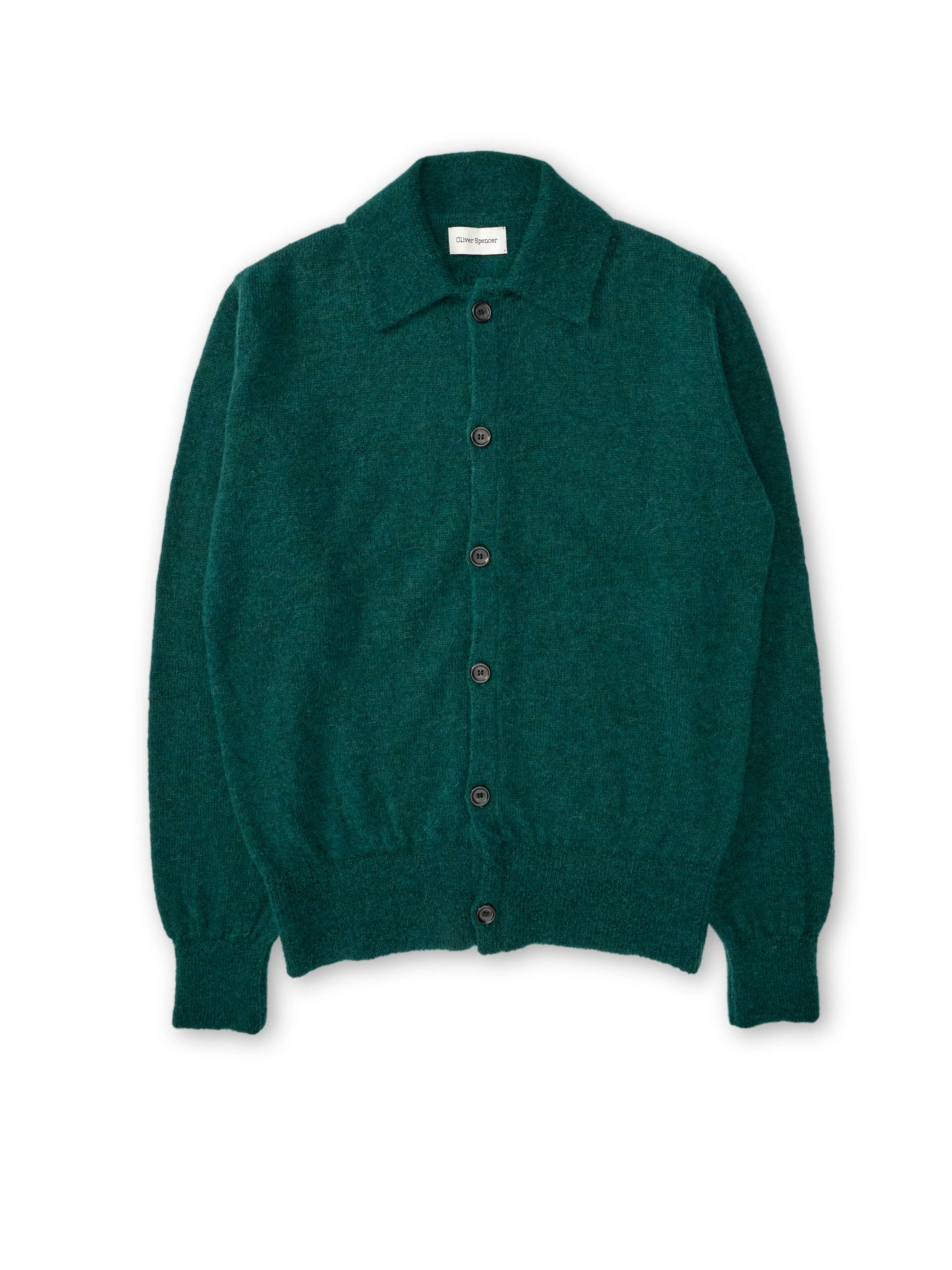 Britten Knitted Cardigan Rosen Green sold by Oliver Spencer