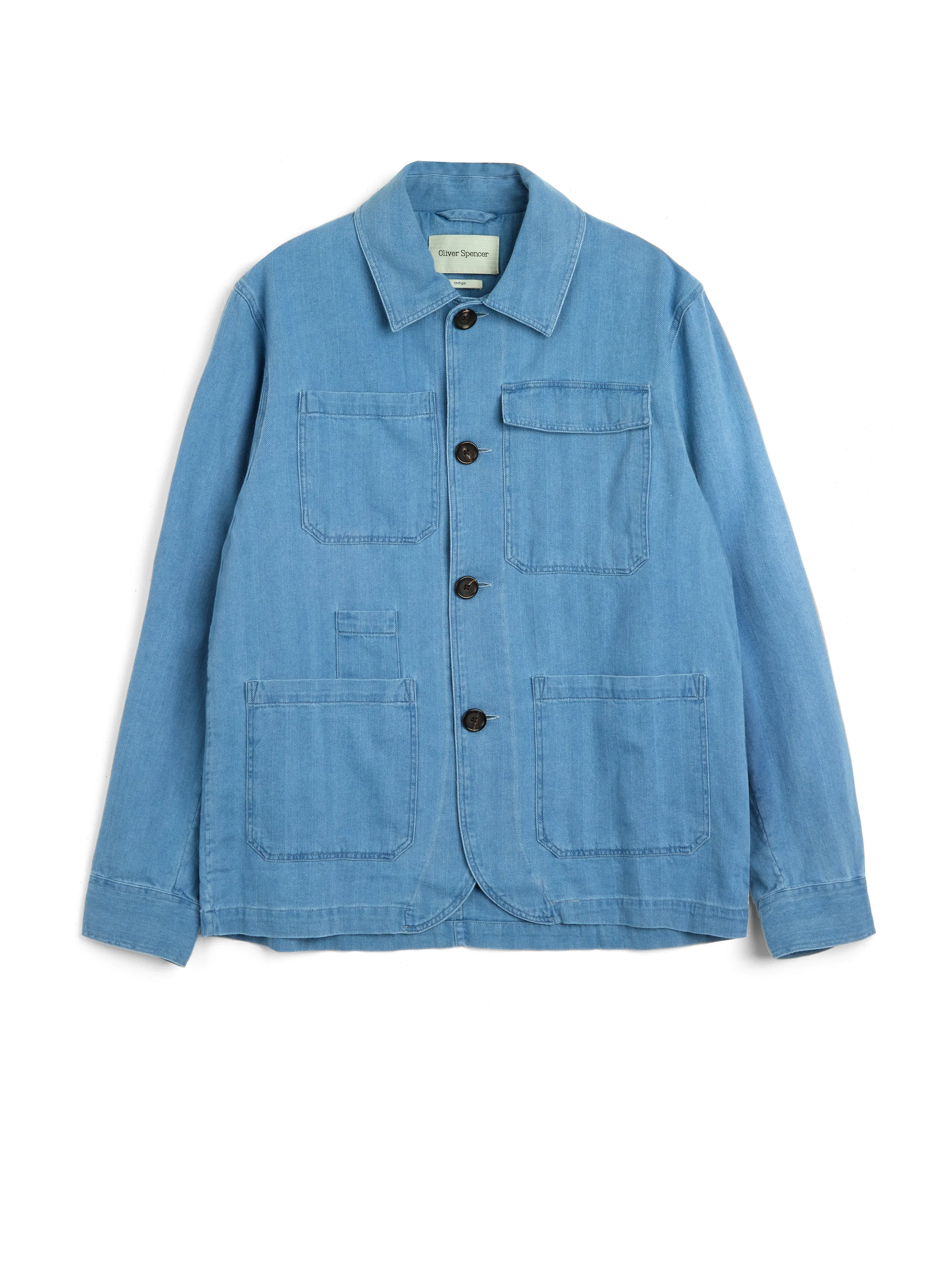 Hythe Jacket Bosworth Indigo sold by Oliver Spencer