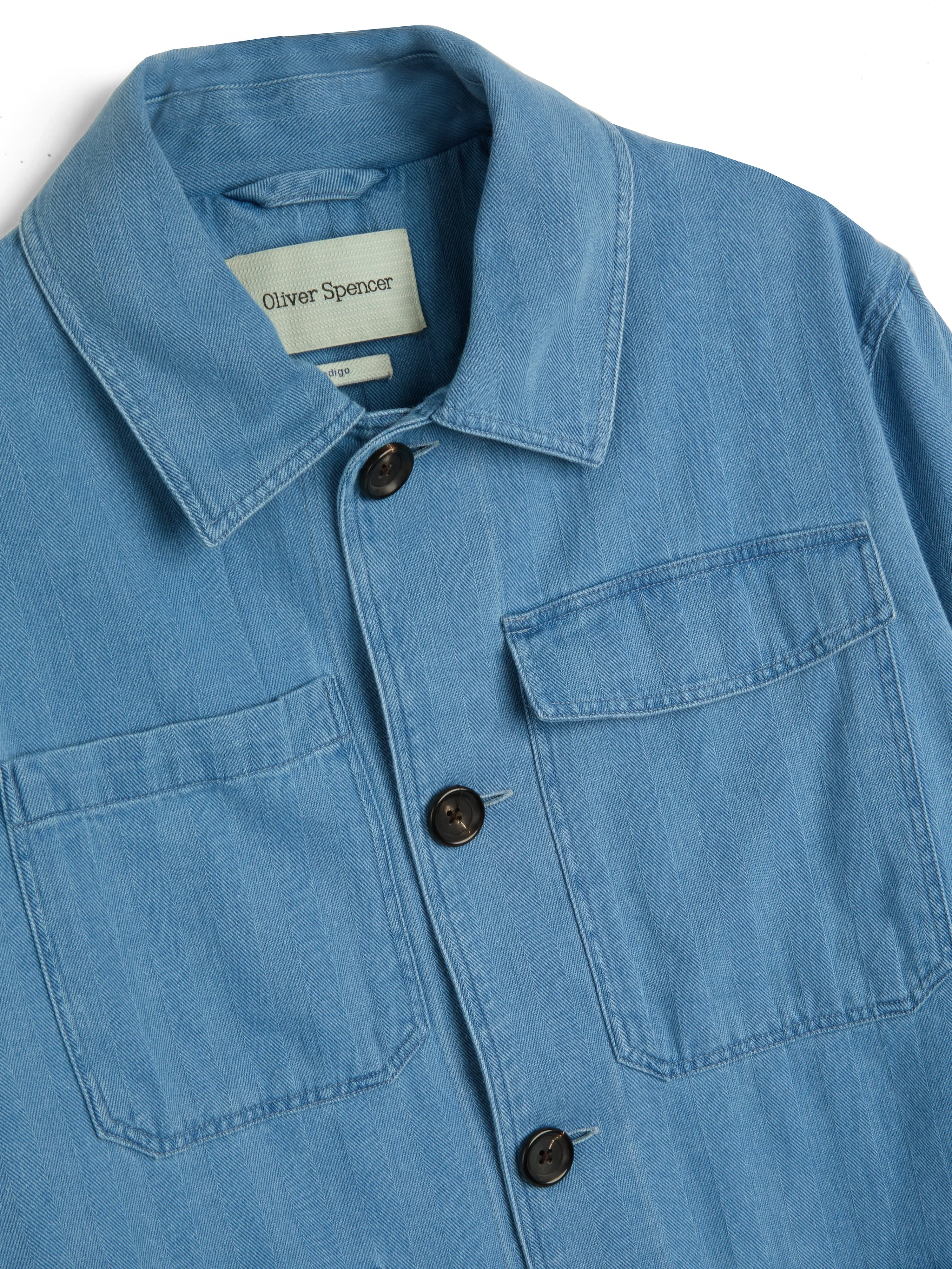 Hythe Jacket Bosworth Indigo sold by Oliver Spencer product image thumbnail 2