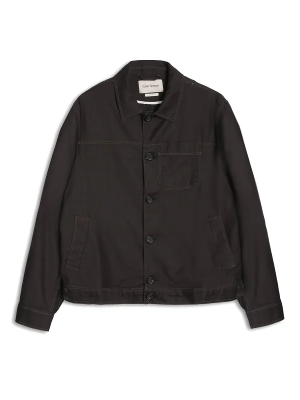 Buffalo Jacket Eastman Brown sold by Oliver Spencer