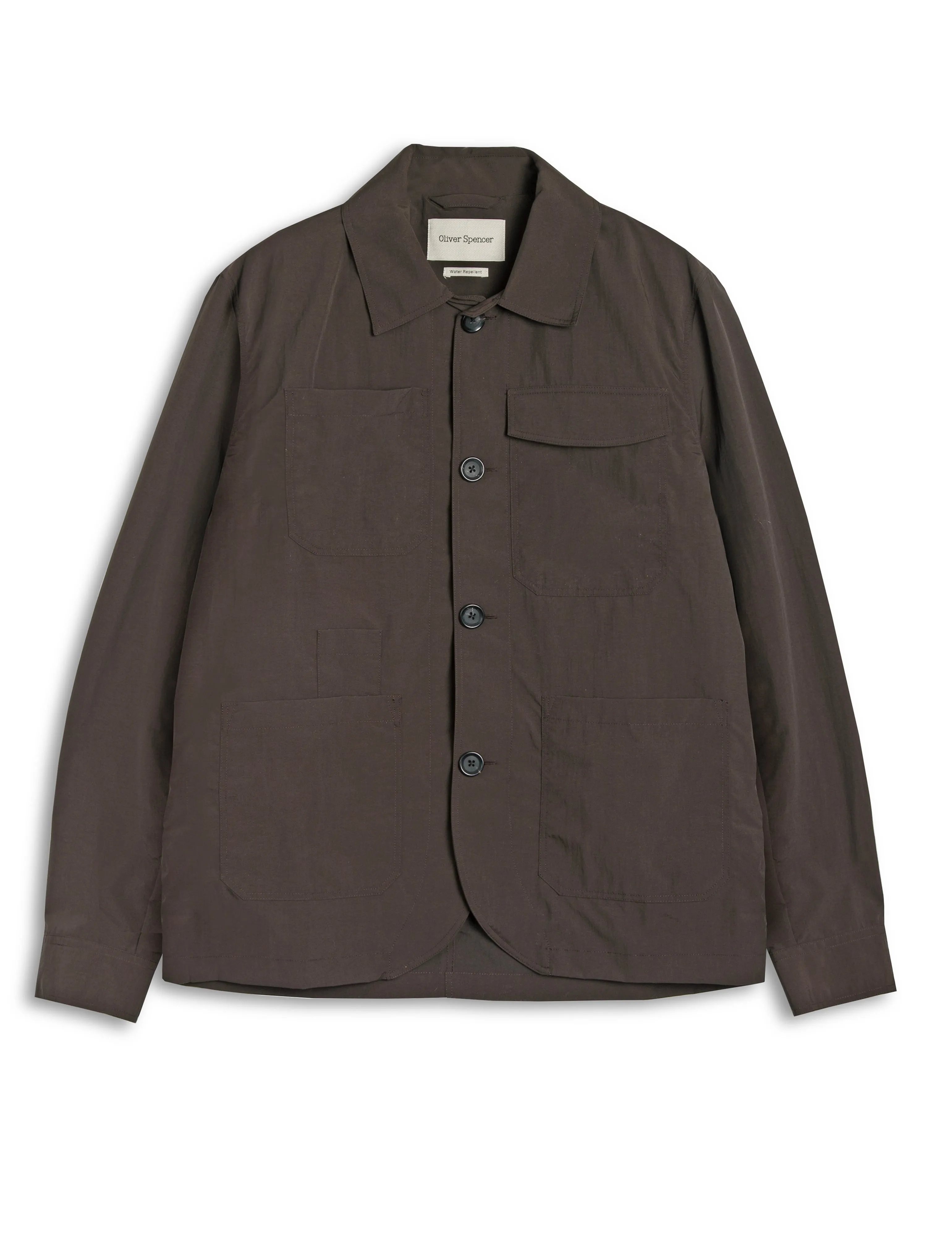 Hythe Jacket Pino Brown sold by Oliver Spencer