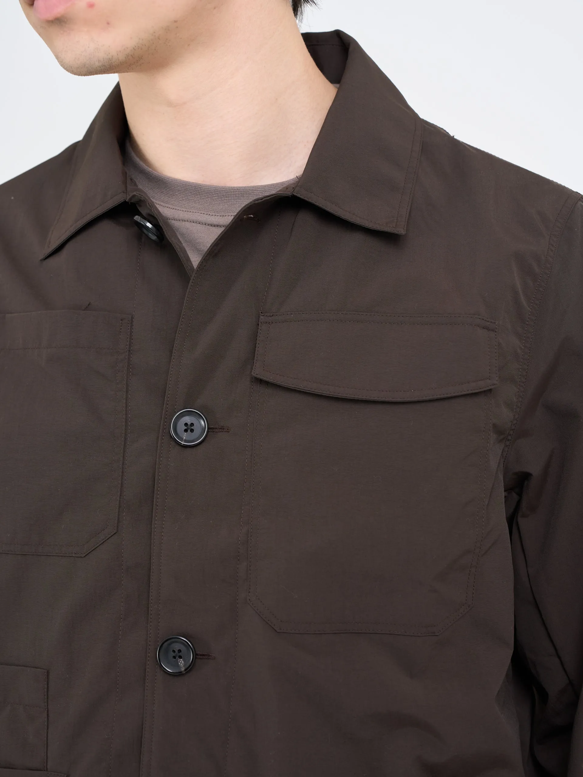 Hythe Jacket Pino Brown sold by Oliver Spencer product image thumbnail 4