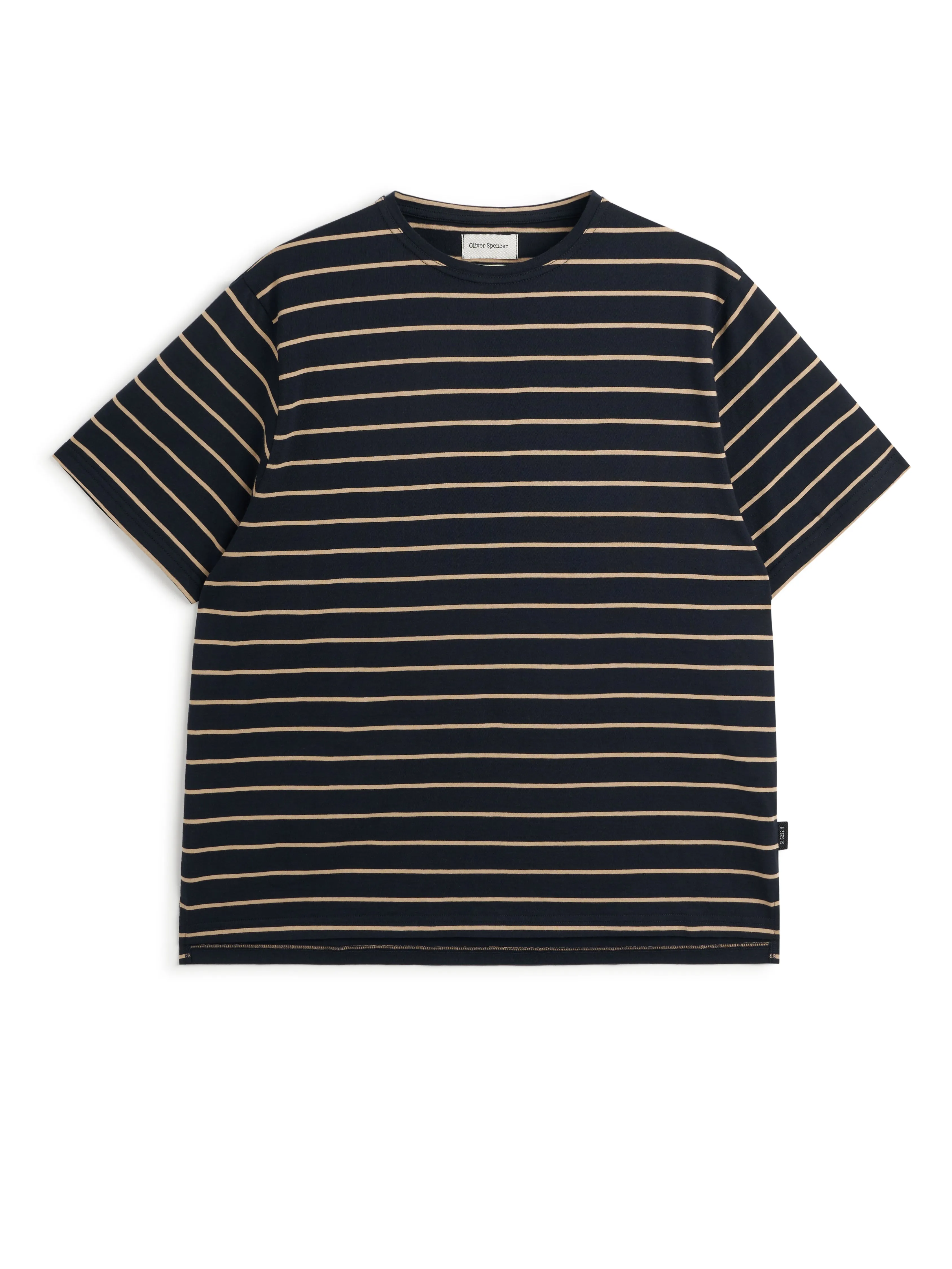 Box T-Shirt Webber Navy sold by Oliver Spencer