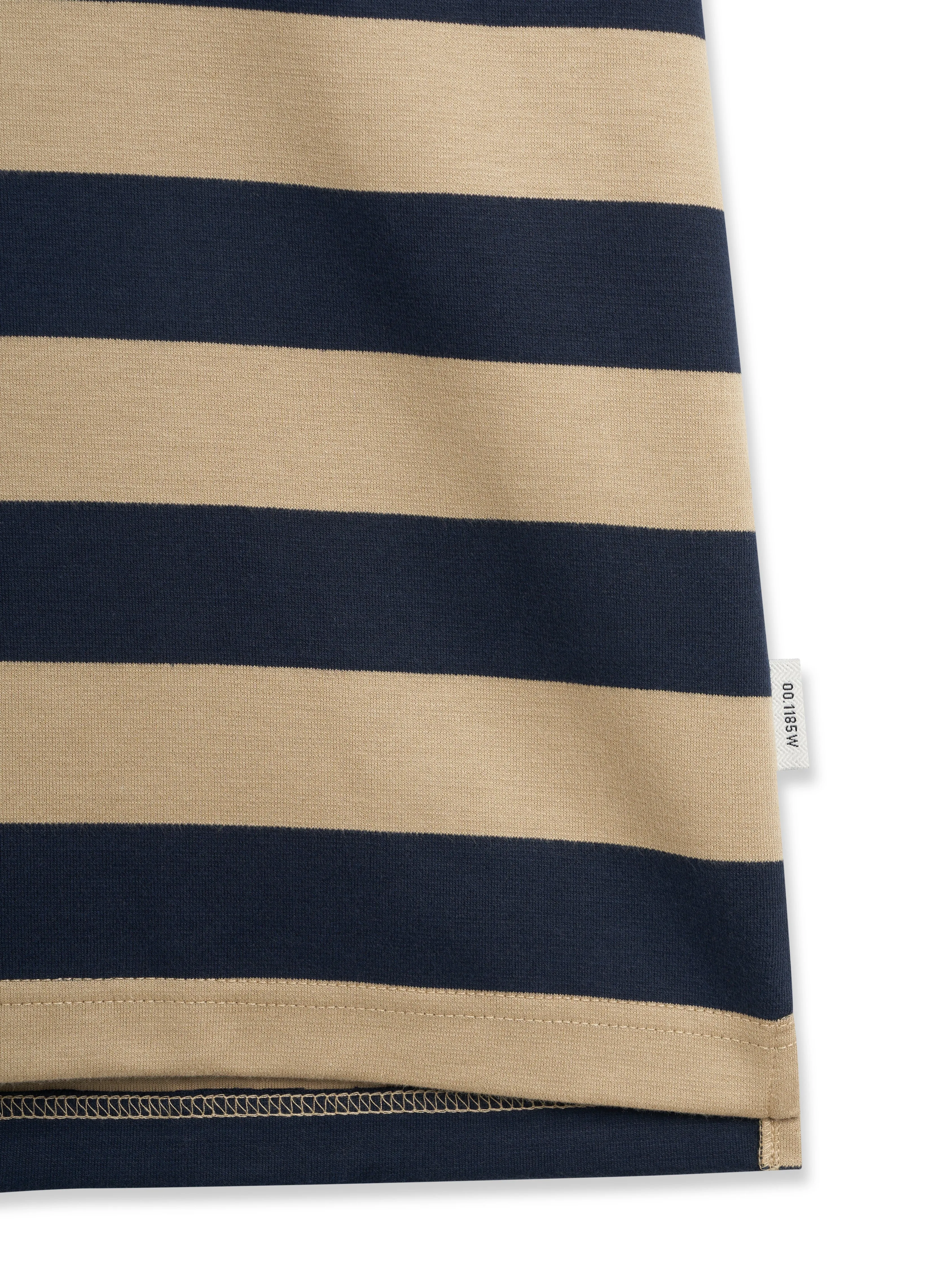 Box T-Shirt Borrowdale Navy/Beige sold by Oliver Spencer product image thumbnail 3
