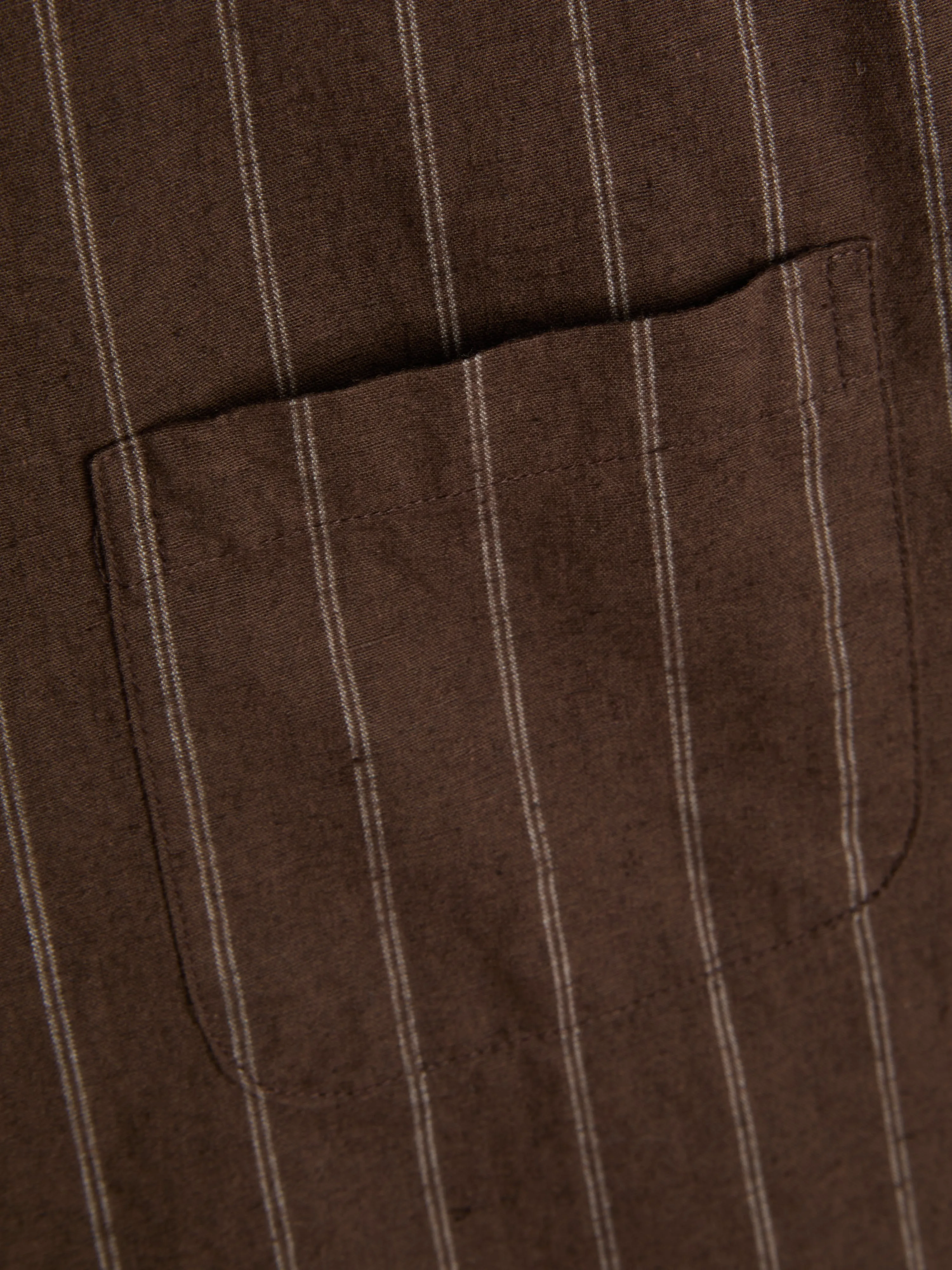 Riviera Short Sleeve Shirt Phillips Brown sold by Oliver Spencer product image thumbnail 3