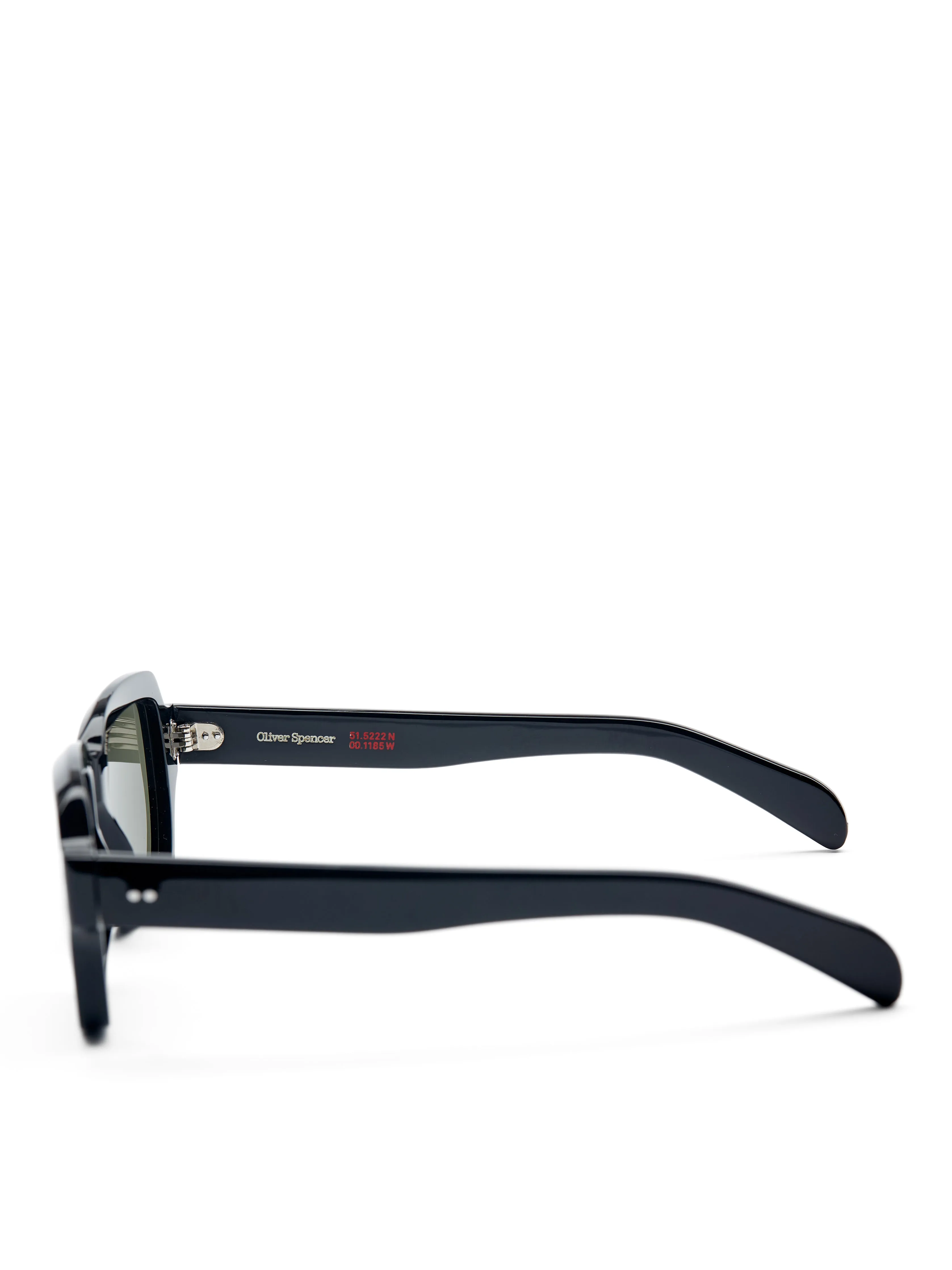 Cubitts x Oliver Spencer Conduit Sunglasses Black sold by Oliver Spencer product image thumbnail 3