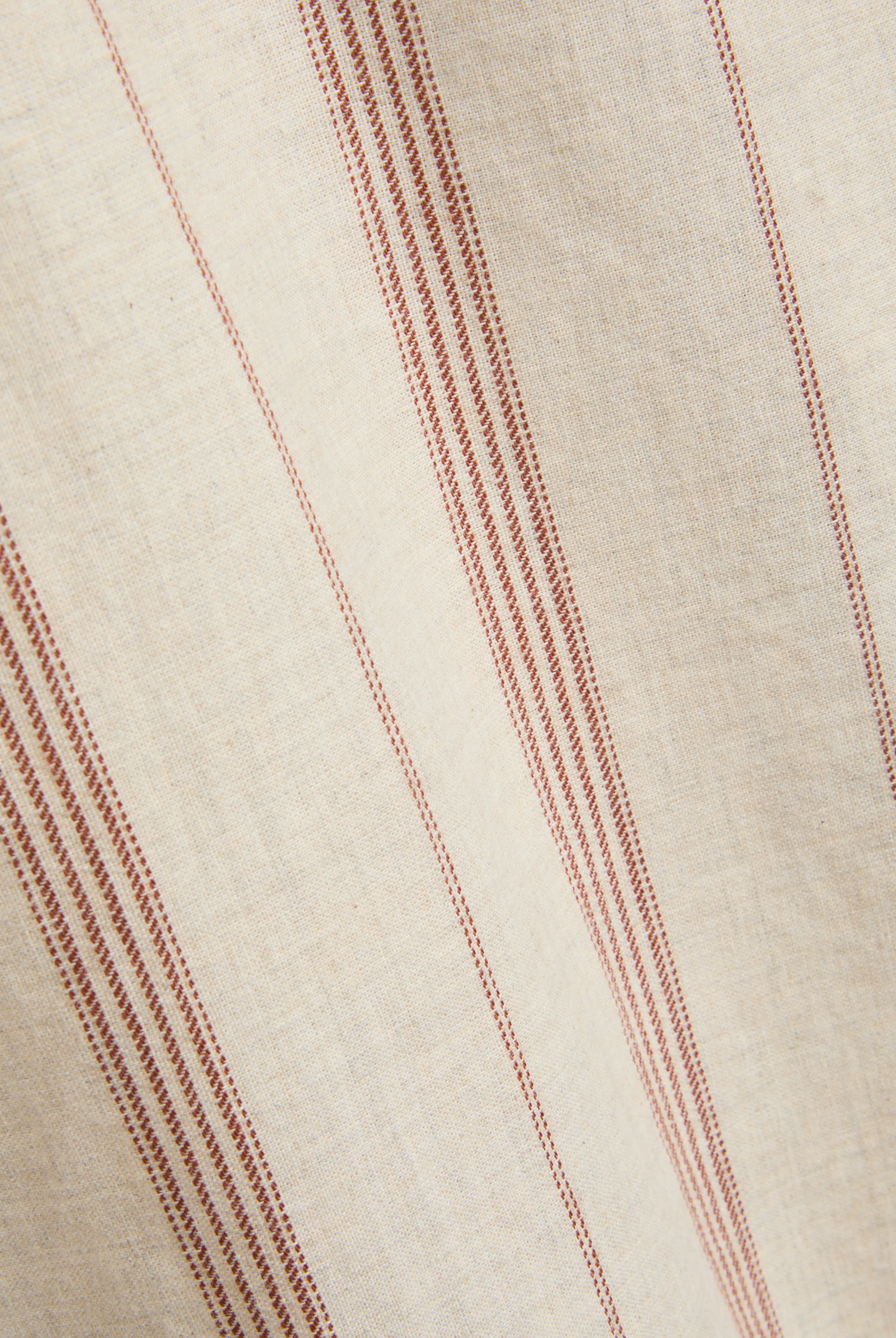 Grandad Shirt Clemence Sand/Rust sold by Oliver Spencer product image thumbnail 4