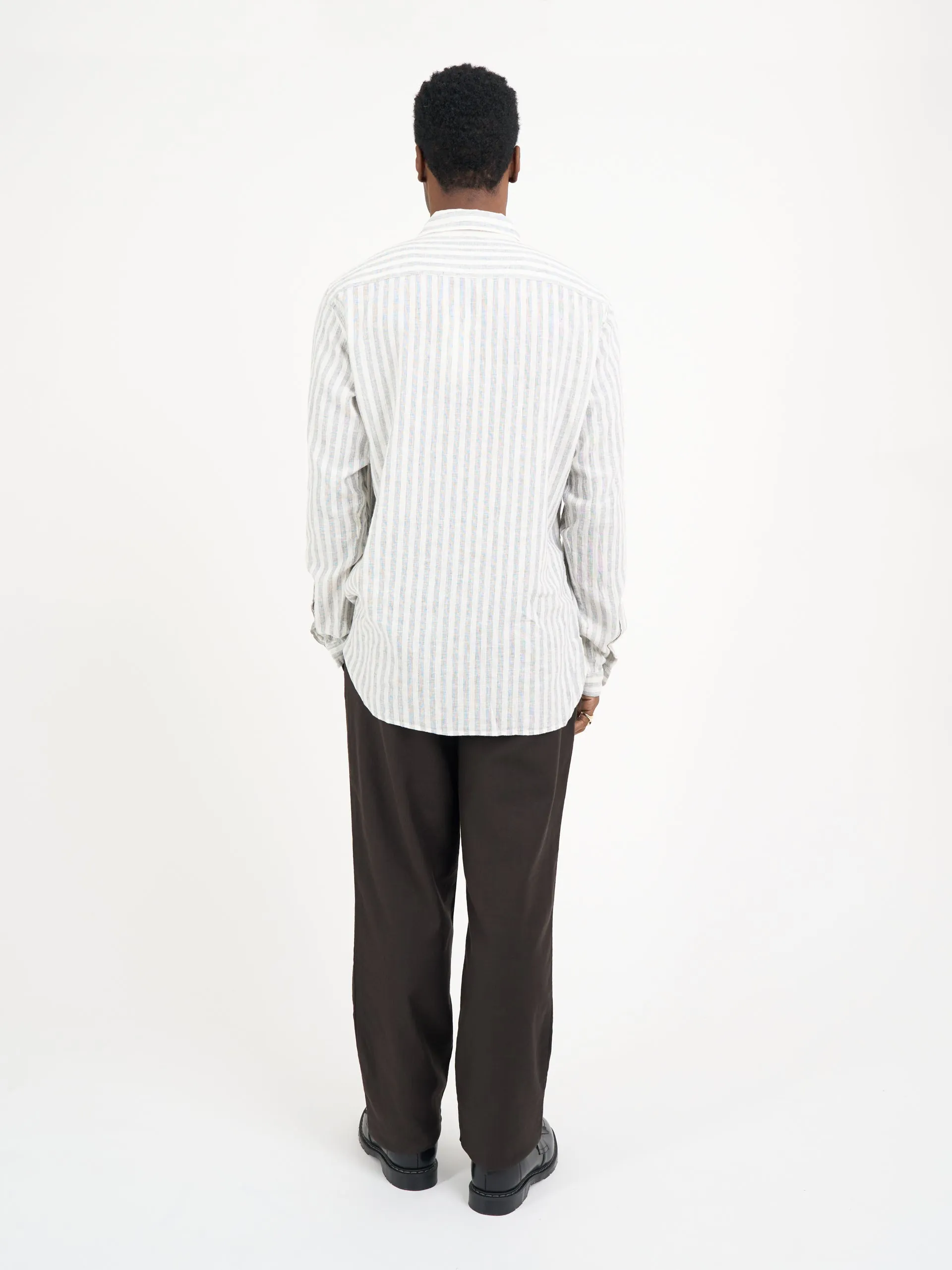 New York Special Shirt Hardman White/Grey sold by Oliver Spencer product image thumbnail 3
