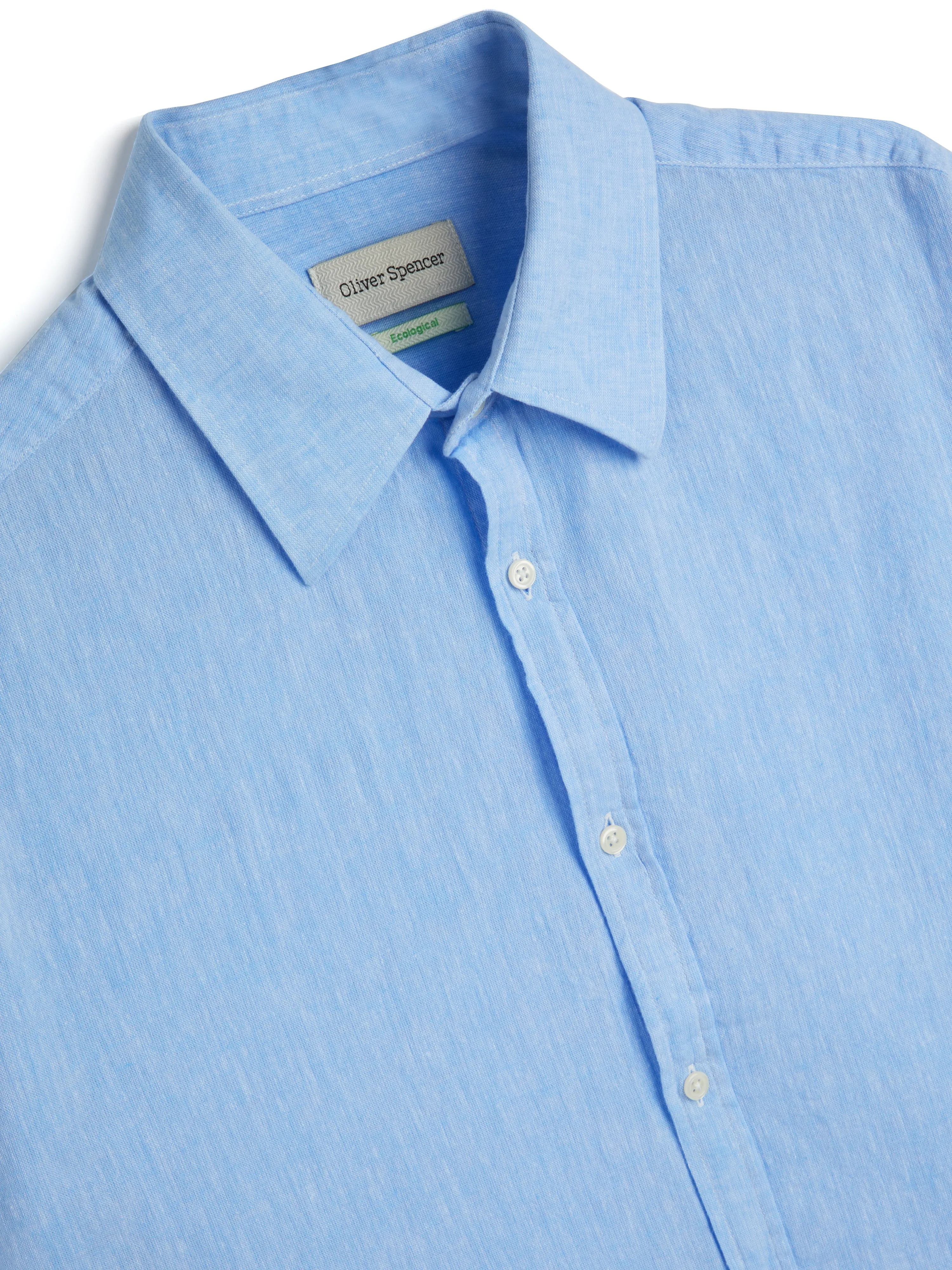 Conduit Classic Shirt Perkins Blue sold by Oliver Spencer product image thumbnail 5