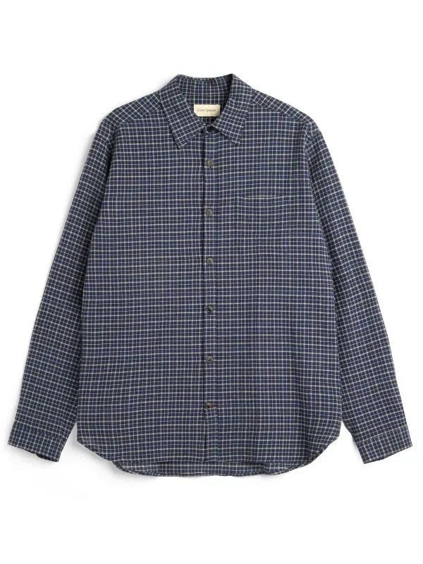 New York Special Shirt Priory Navy sold by Oliver Spencer