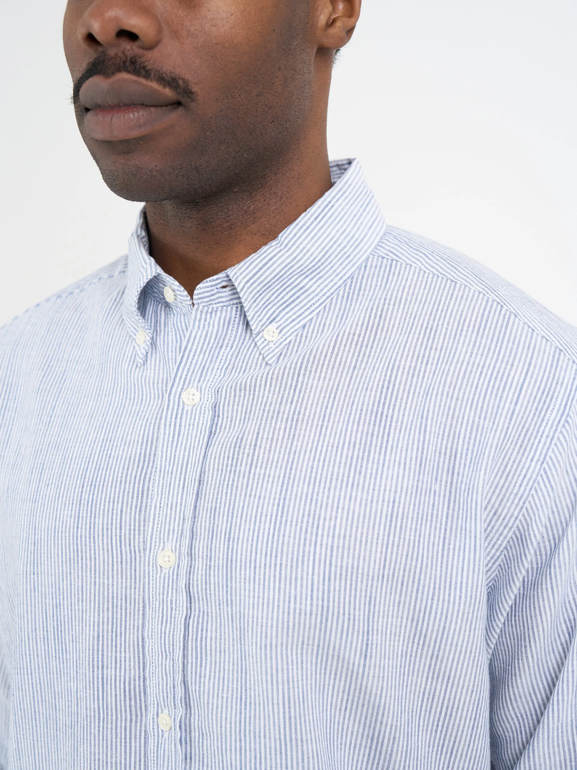 Brook Shirt Conroy Blue sold by Oliver Spencer product image thumbnail 4