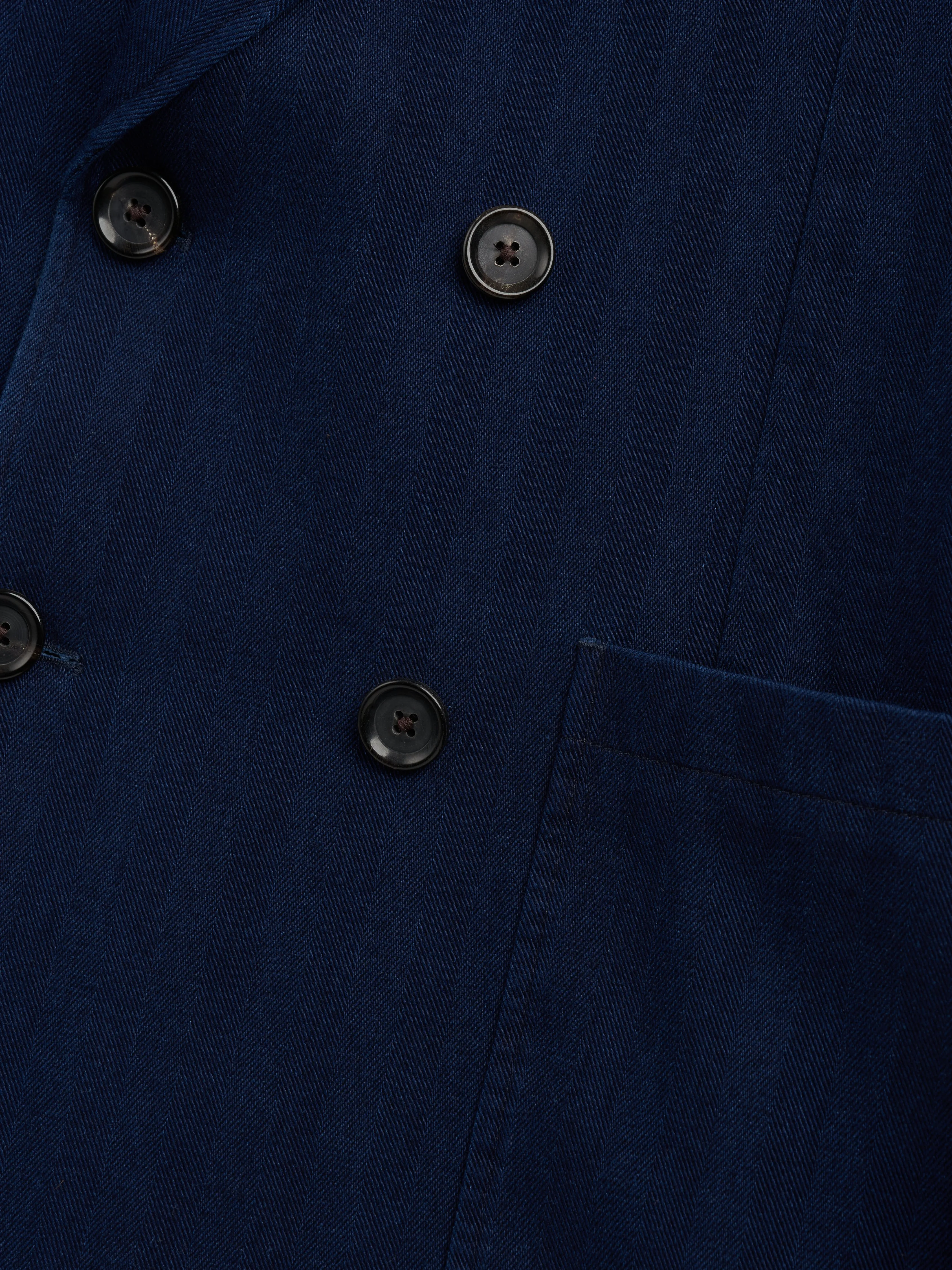 Double Breasted Jacket Faye Indigo Blue sold by Oliver Spencer product image thumbnail 5