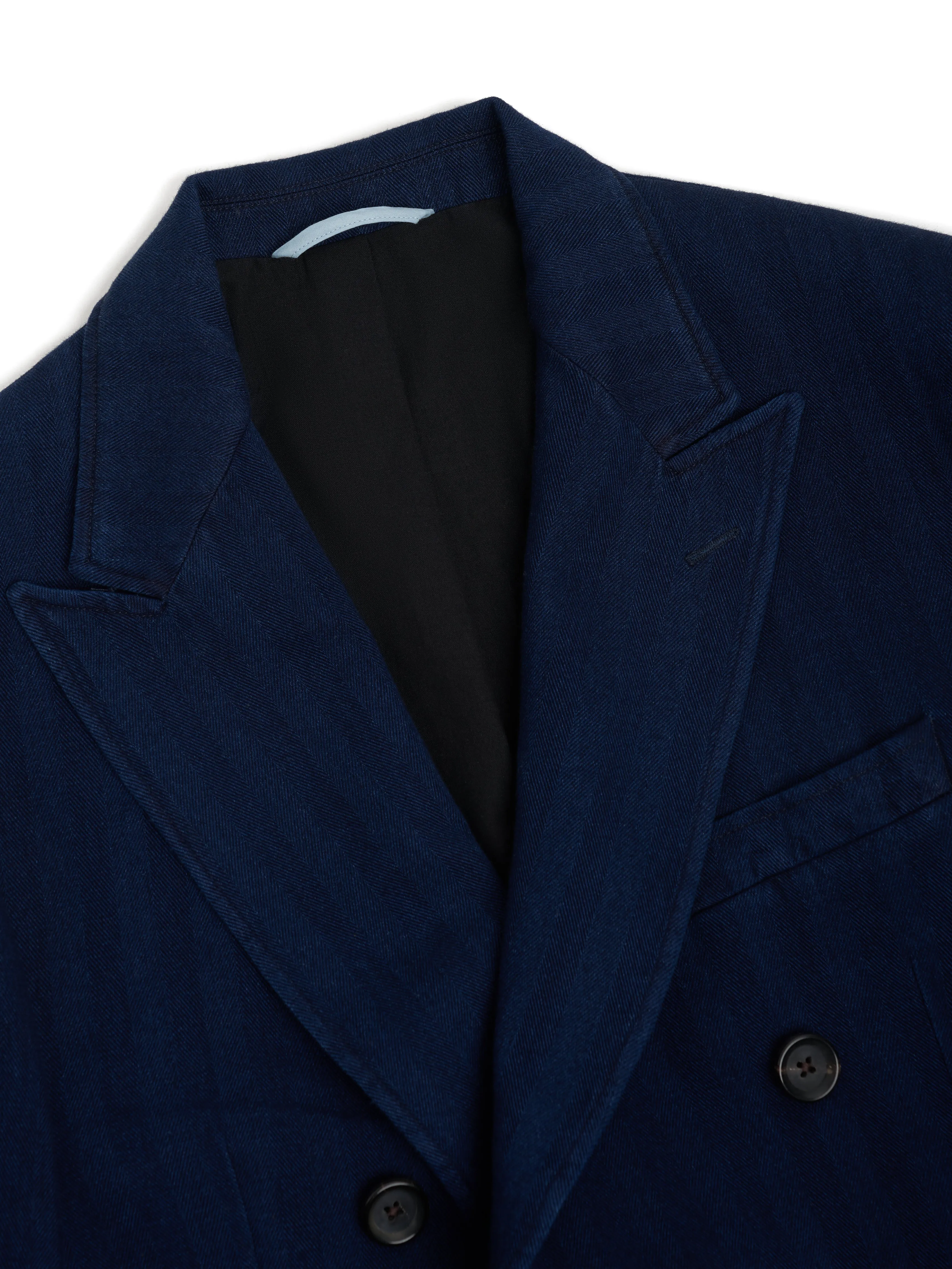 Double Breasted Jacket Faye Indigo Blue sold by Oliver Spencer product image thumbnail 4
