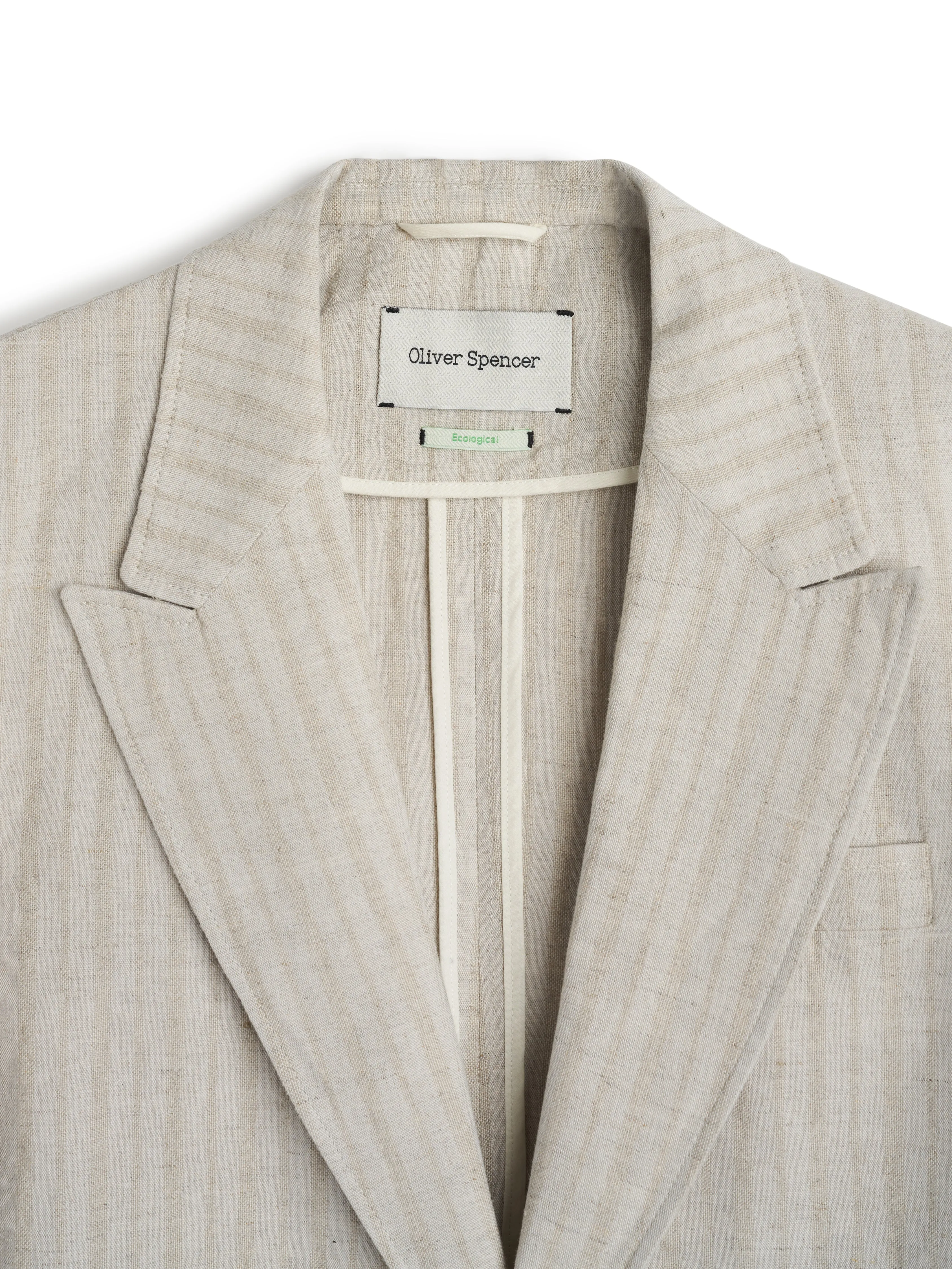 Laurel Jacket Brenner Sand sold by Oliver Spencer product image thumbnail 5