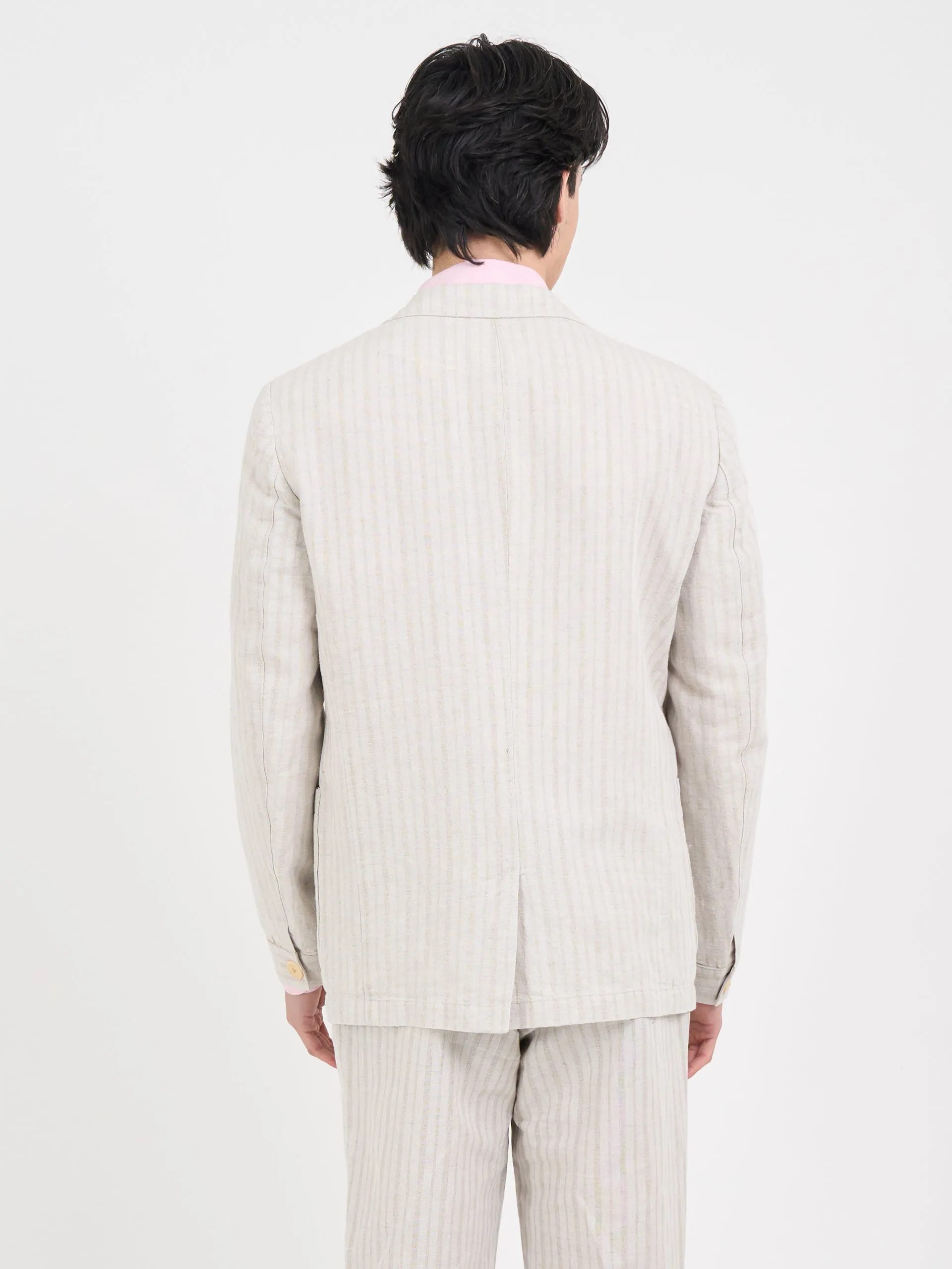 Laurel Jacket Brenner Sand sold by Oliver Spencer product image thumbnail 4