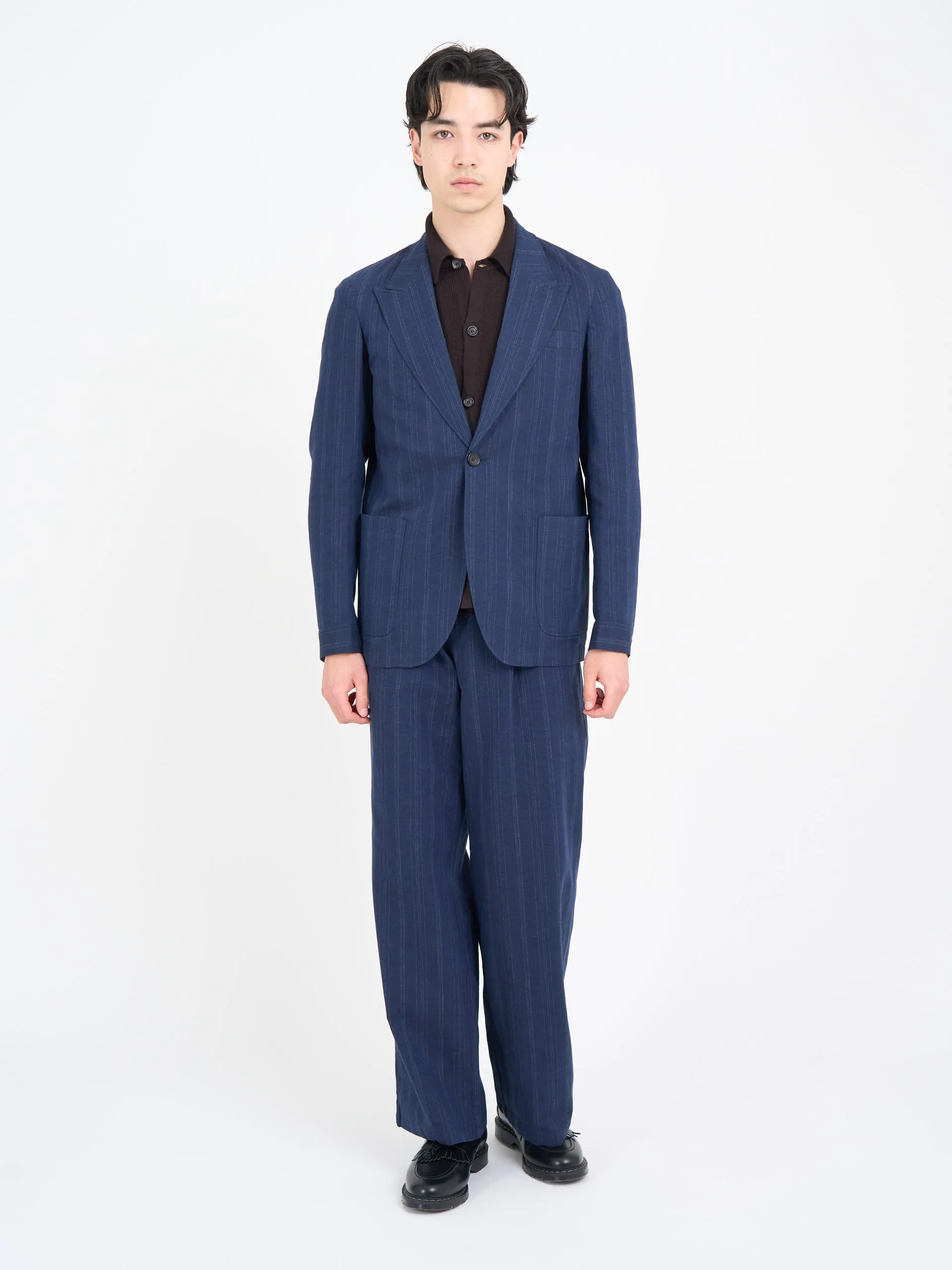 Laurel Jacket Evans Blue sold by Oliver Spencer product image thumbnail 2
