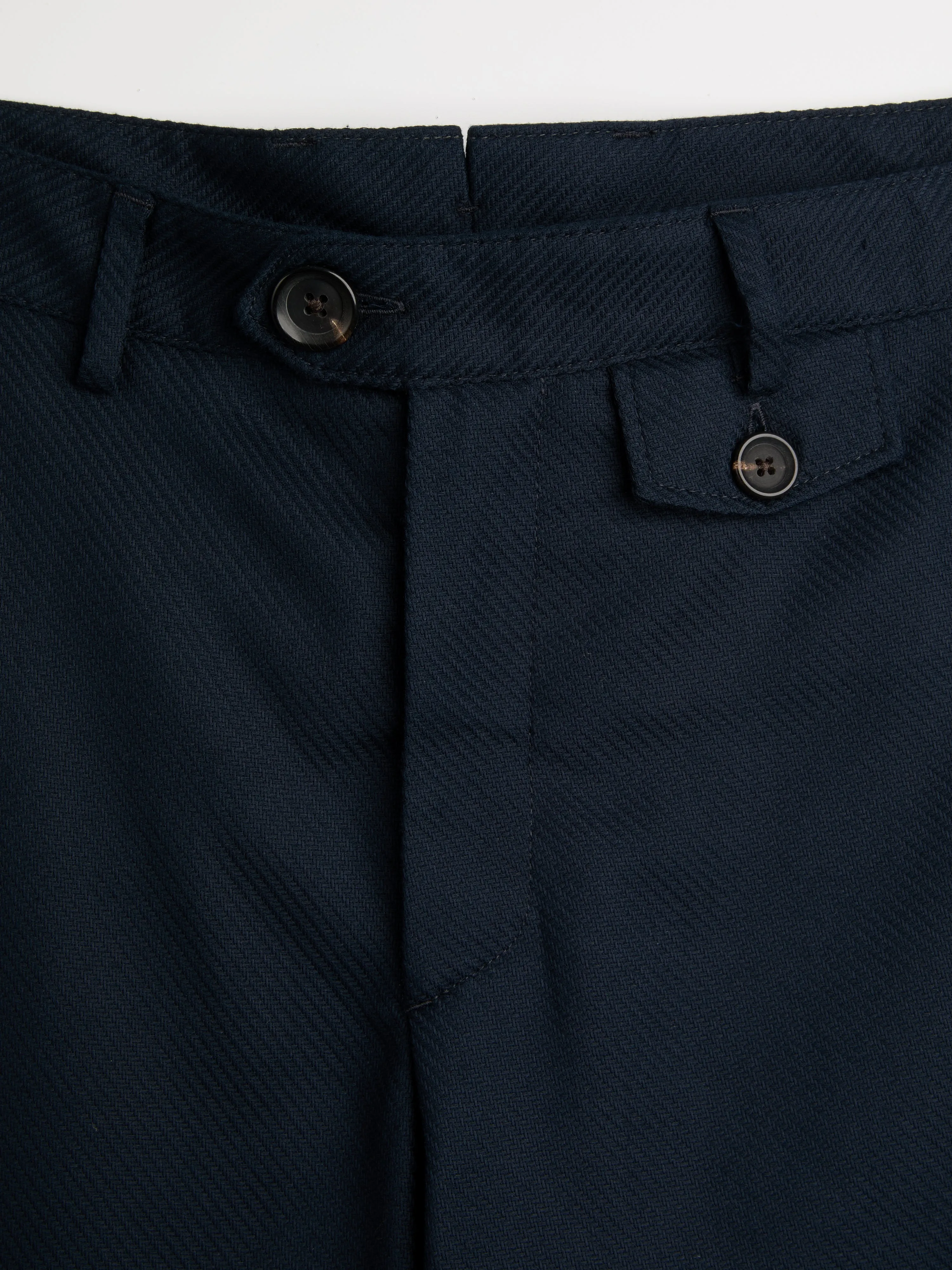 Fishtail Trousers Carmack Navy sold by Oliver Spencer product image thumbnail 5