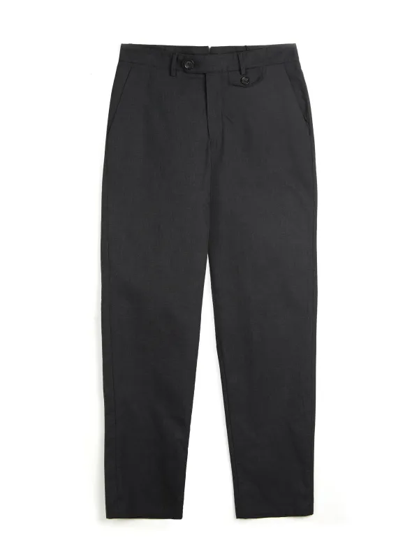 Fishtail Trousers Hock Charcoal sold by Oliver Spencer