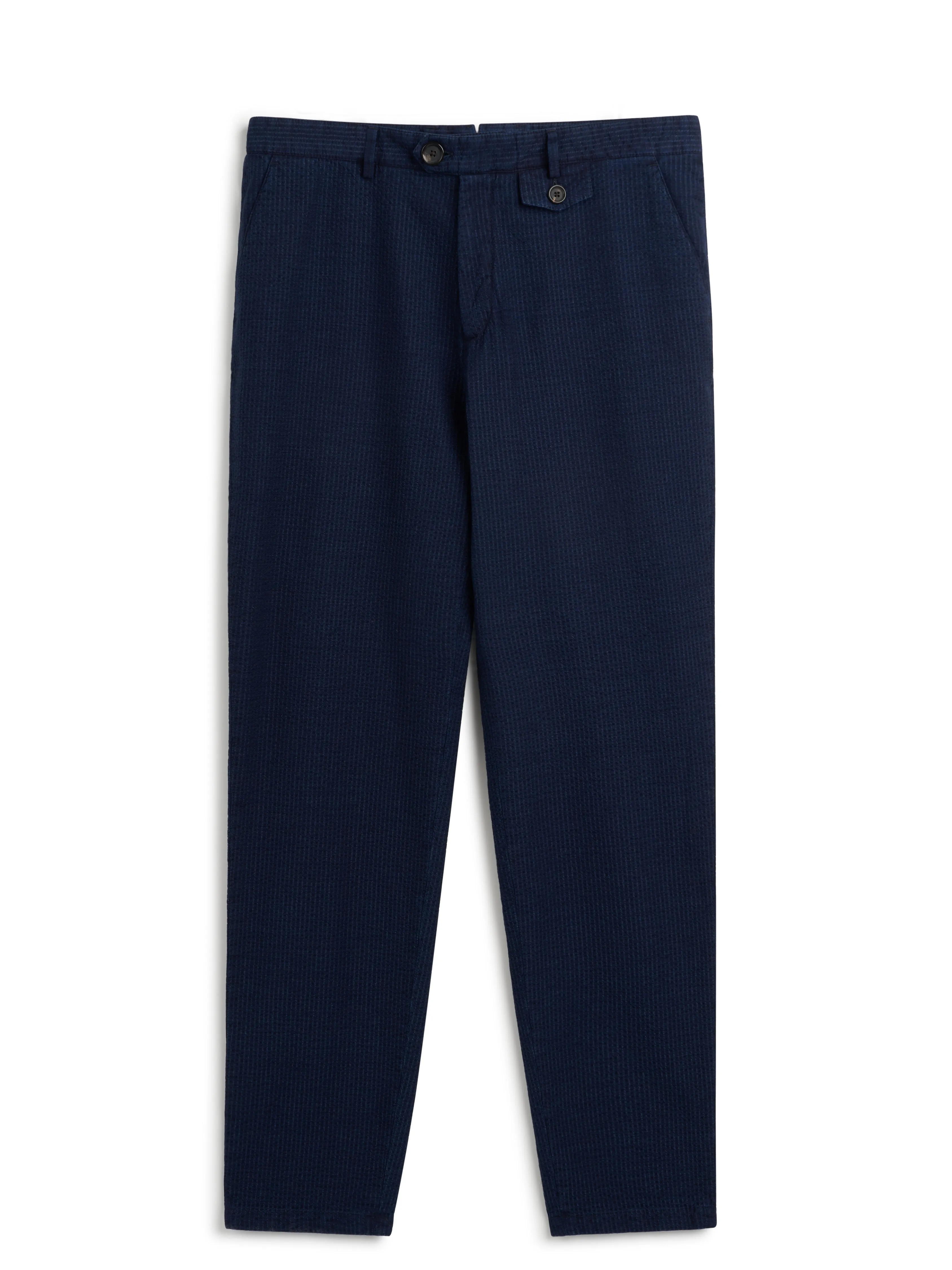 Fishtail Trousers Bateman Indigo sold by Oliver Spencer
