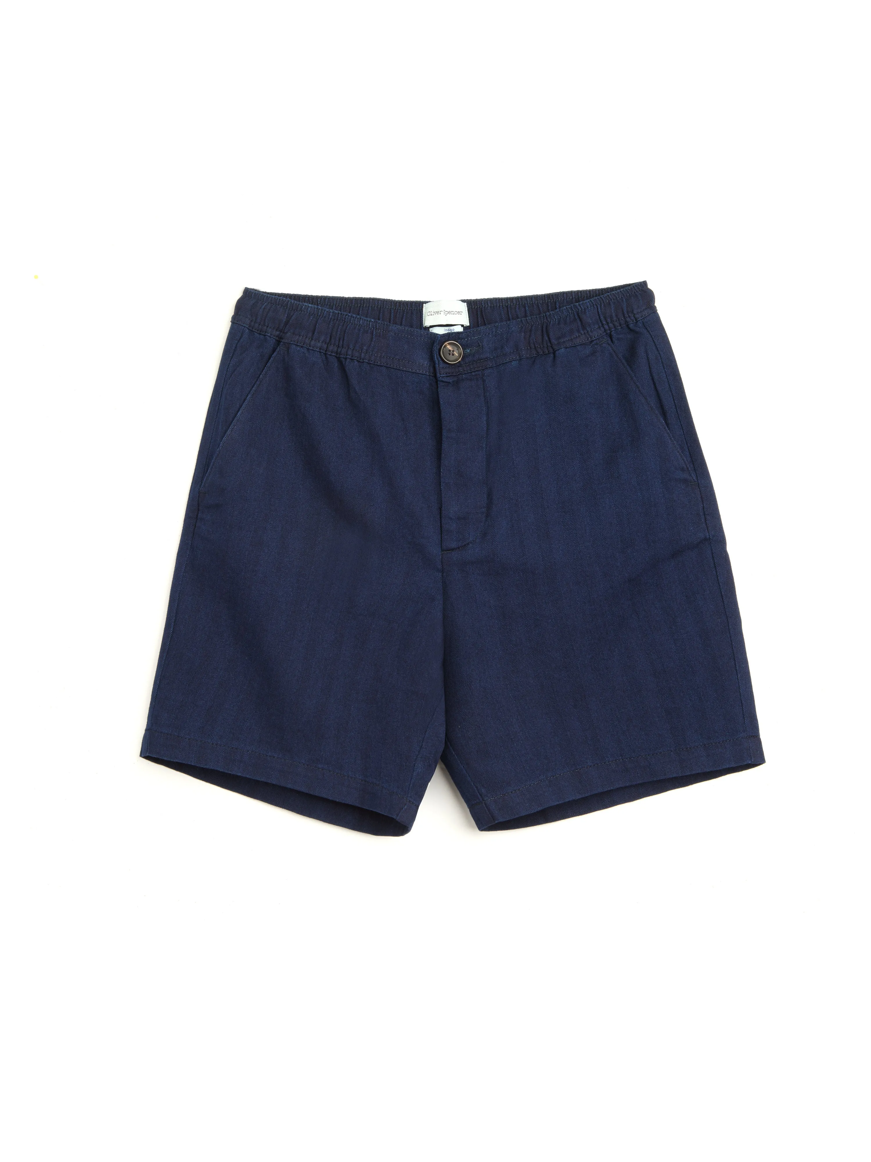 Osborne Drawstring Shorts Faye Indigo Blue sold by Oliver Spencer