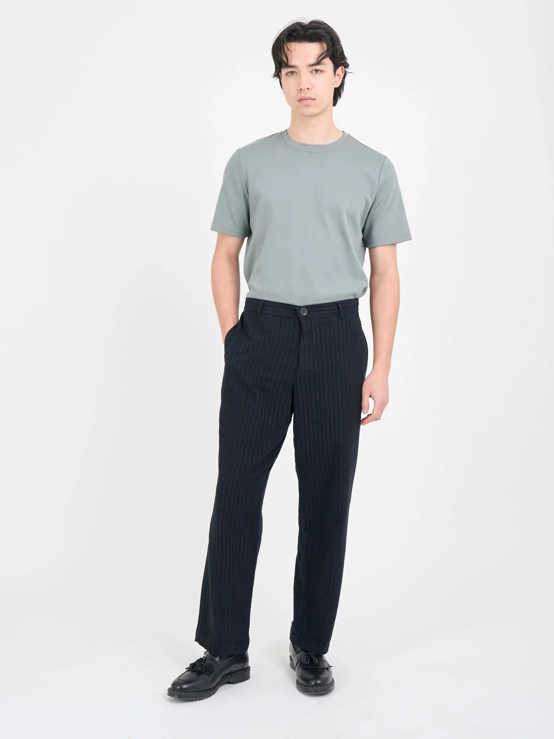 William Trousers Sampson Black sold by Oliver Spencer product image thumbnail 2