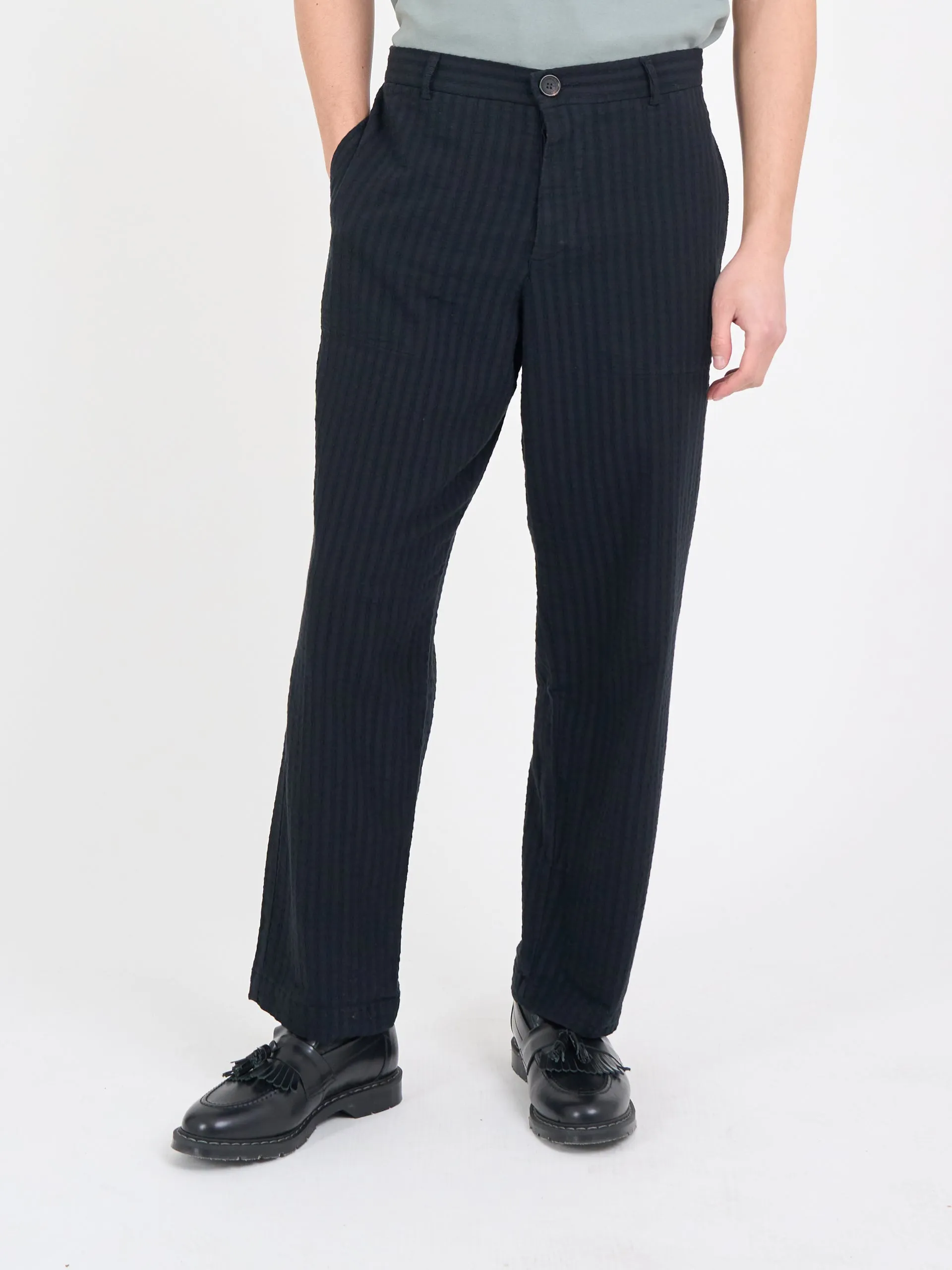 William Trousers Sampson Black sold by Oliver Spencer product image thumbnail 4