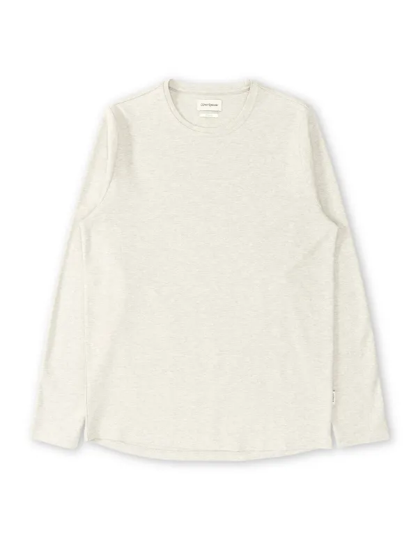 Heavy Long Sleeve Plain T-Shirt Tavistock Grey sold by Oliver Spencer